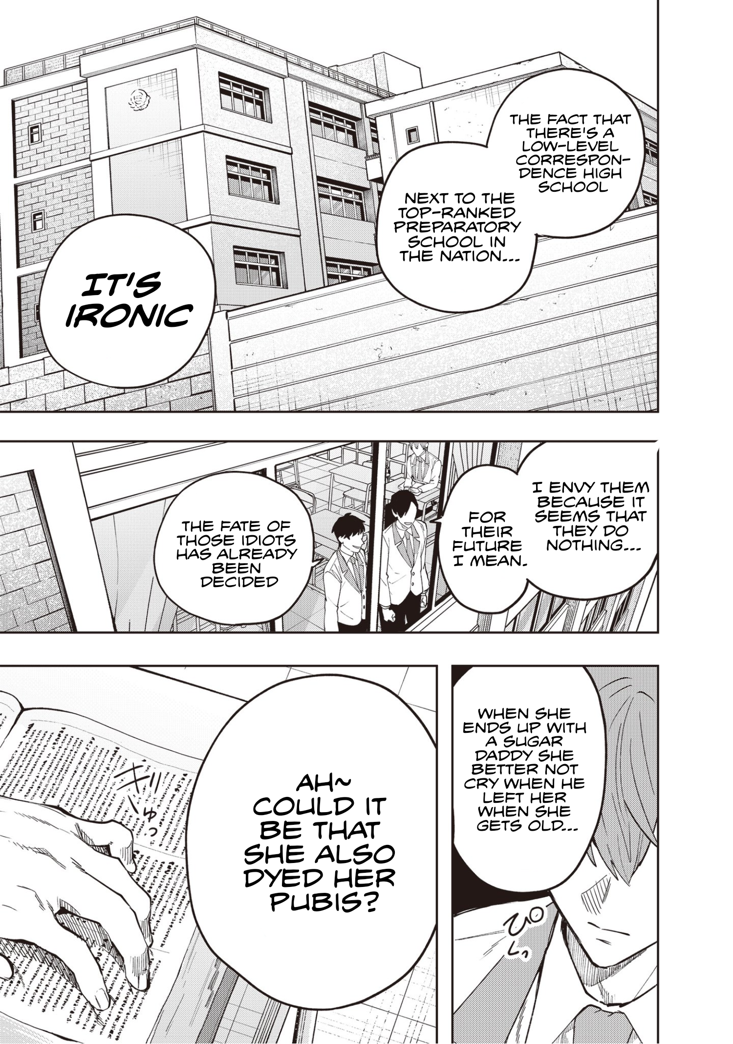 Halaman dari Namaiki na Gal Ane wo Wakaraseru Hanashi Chapter 1
