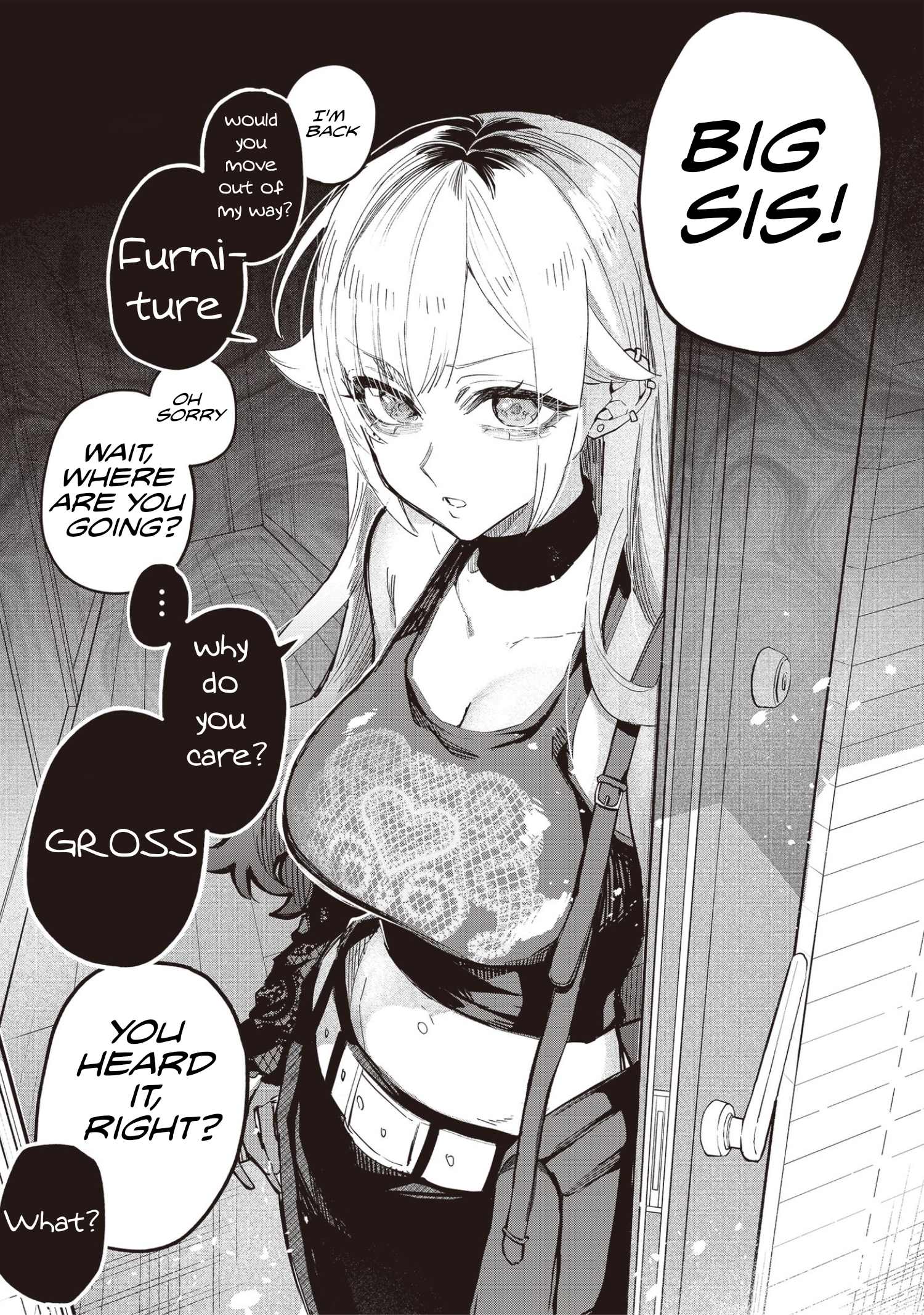 Halaman dari Namaiki na Gal Ane wo Wakaraseru Hanashi Chapter 1