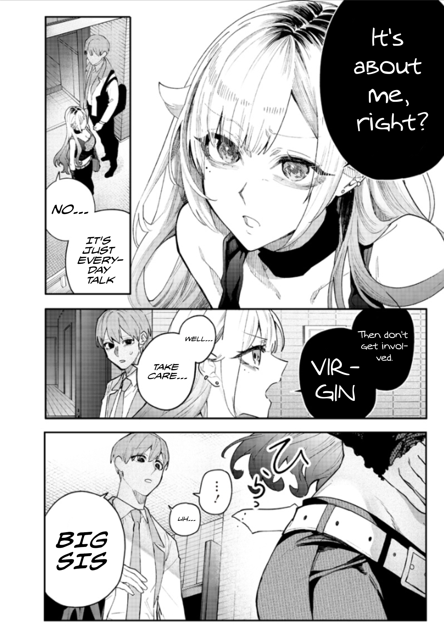 Halaman dari Namaiki na Gal Ane wo Wakaraseru Hanashi Chapter 1
