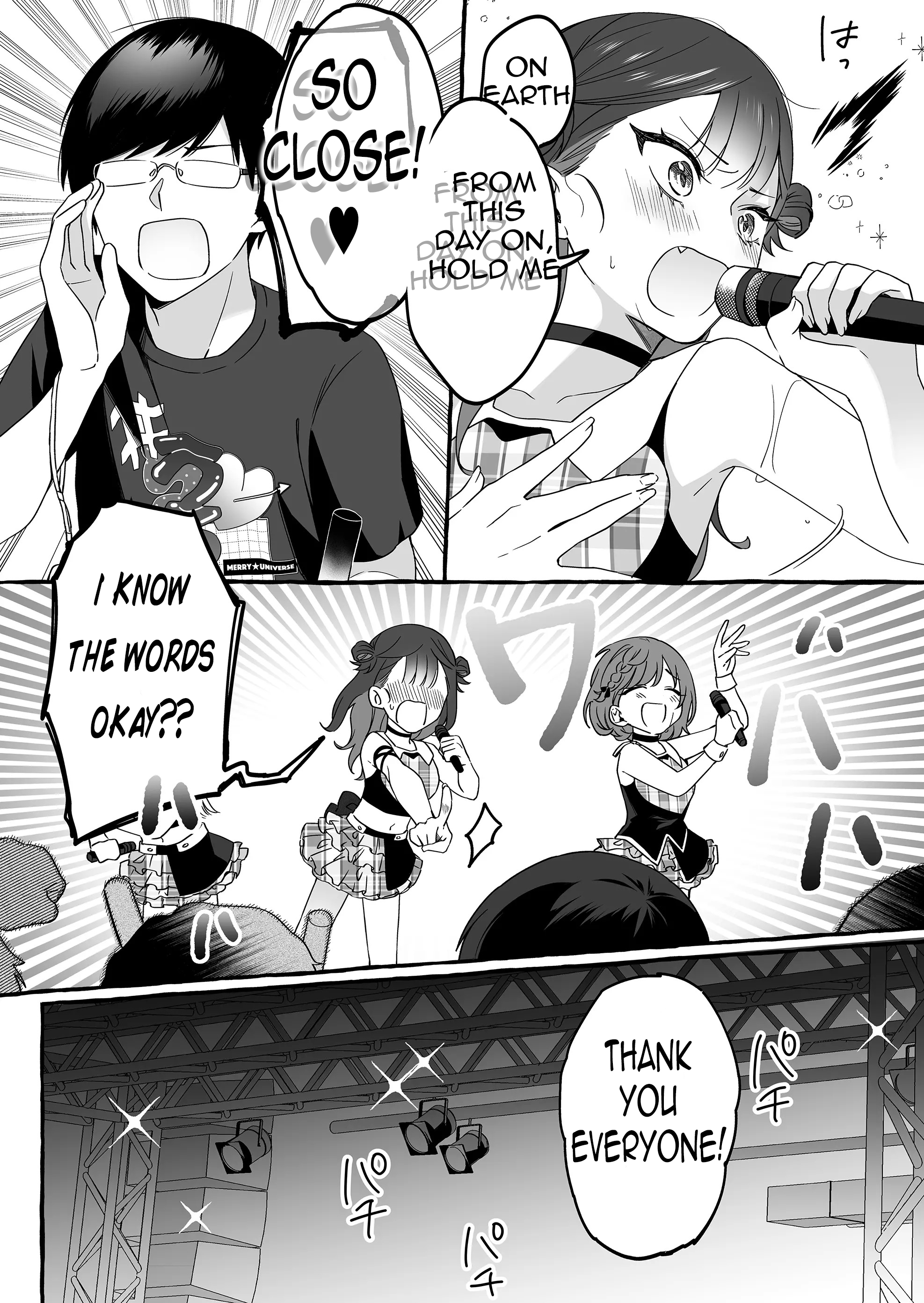 Halaman dari Damedol to Sekai ni Hitori Dake no Fan Chapter 5