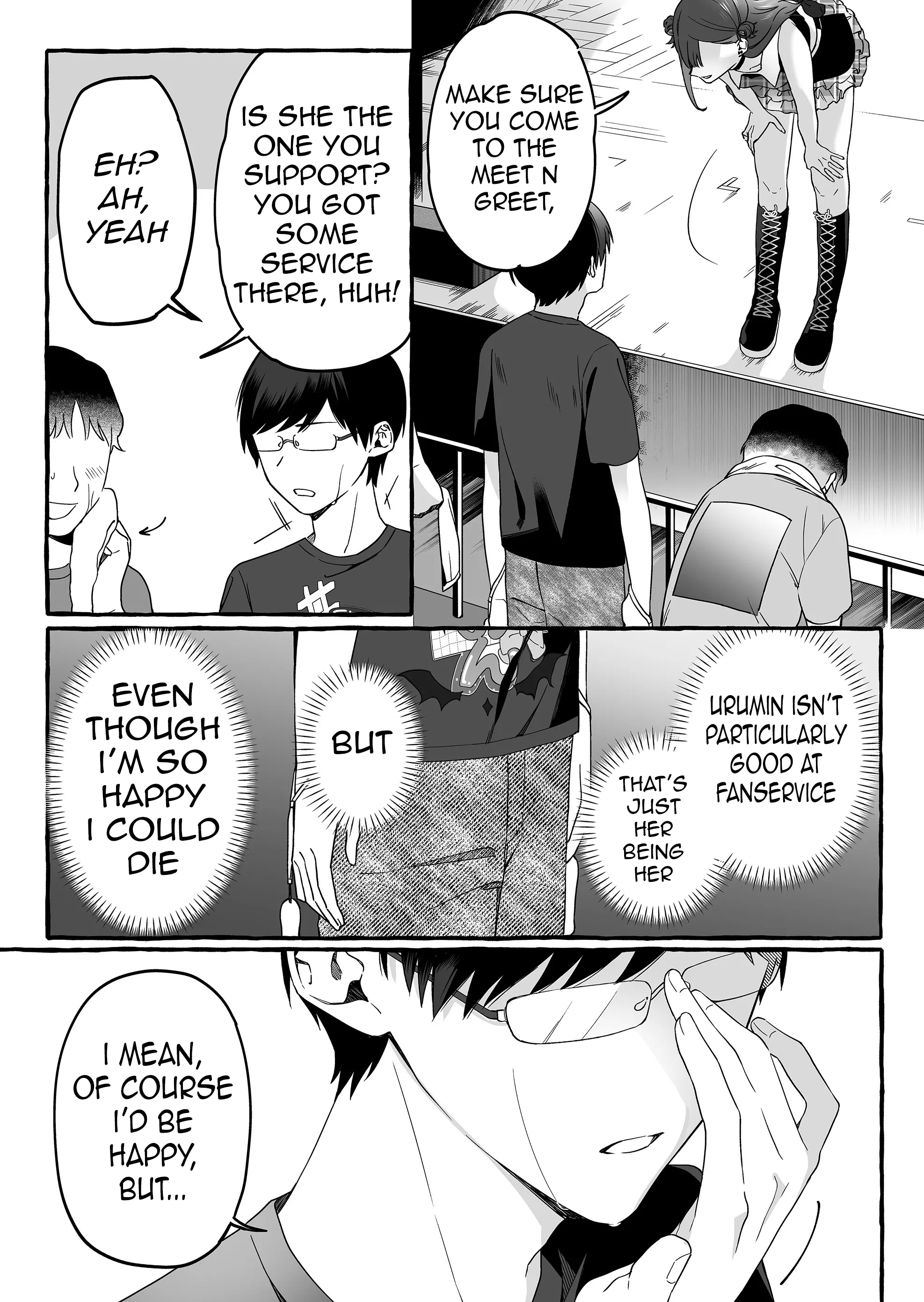 Halaman dari Damedol to Sekai ni Hitori Dake no Fan Chapter 5