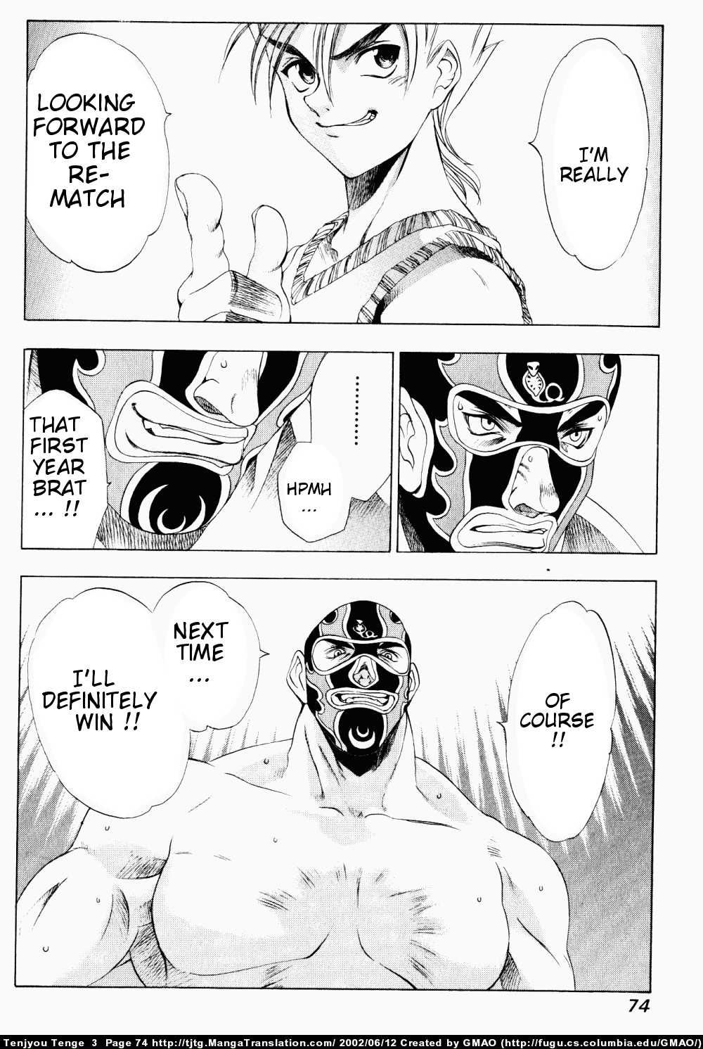 Halaman dari Tenjou Tenge Chapter 15