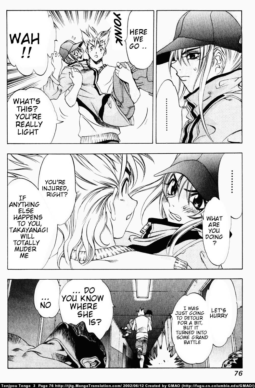 Halaman dari Tenjou Tenge Chapter 15