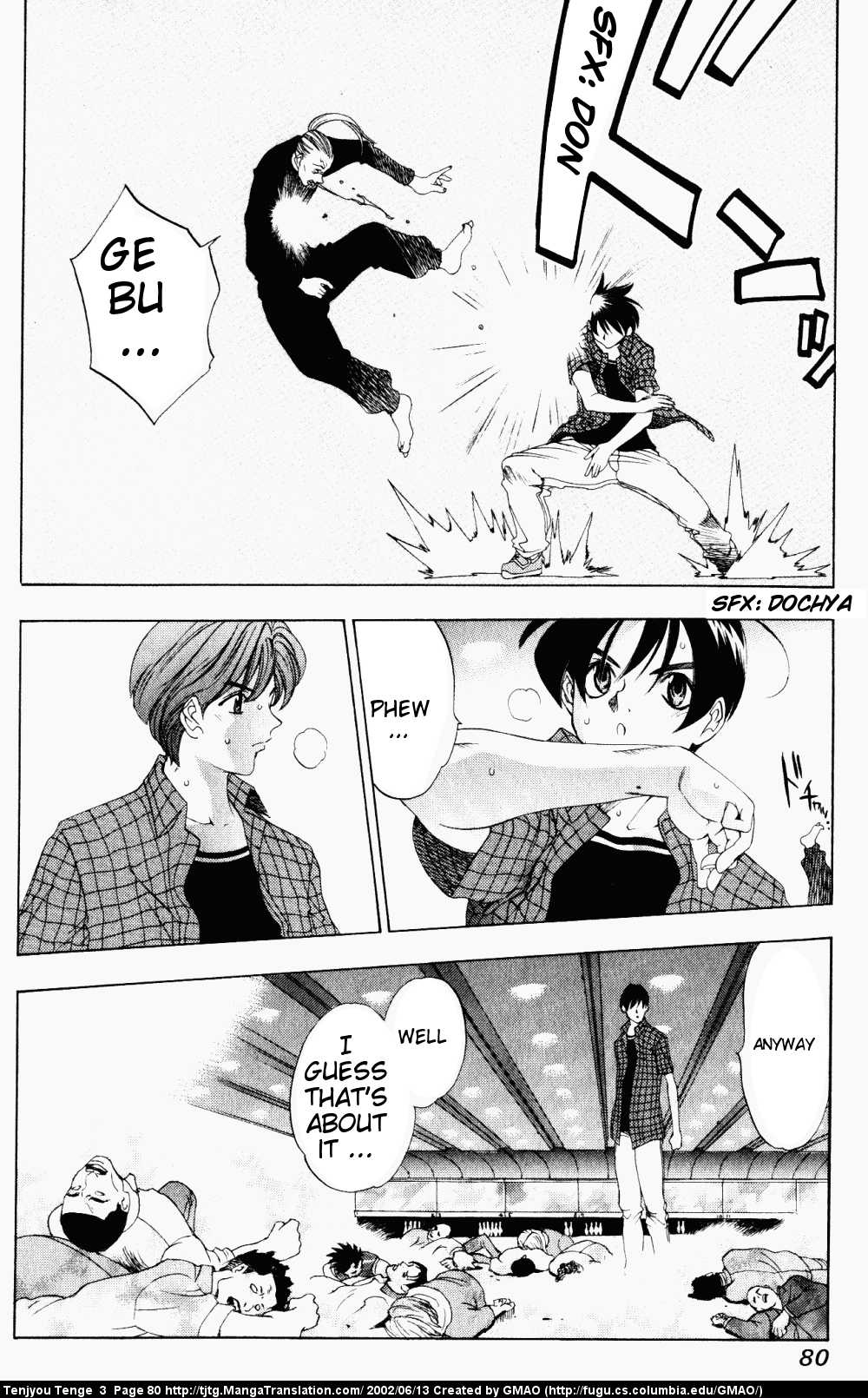 Halaman dari Tenjou Tenge Chapter 15