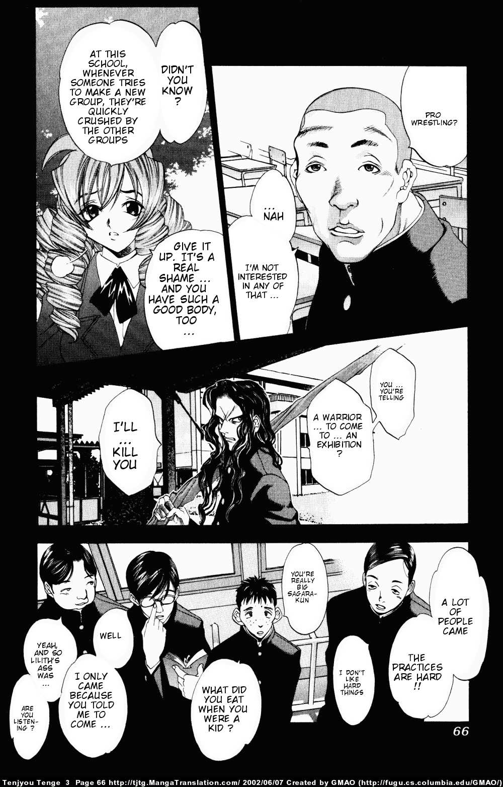 Halaman dari Tenjou Tenge Chapter 15