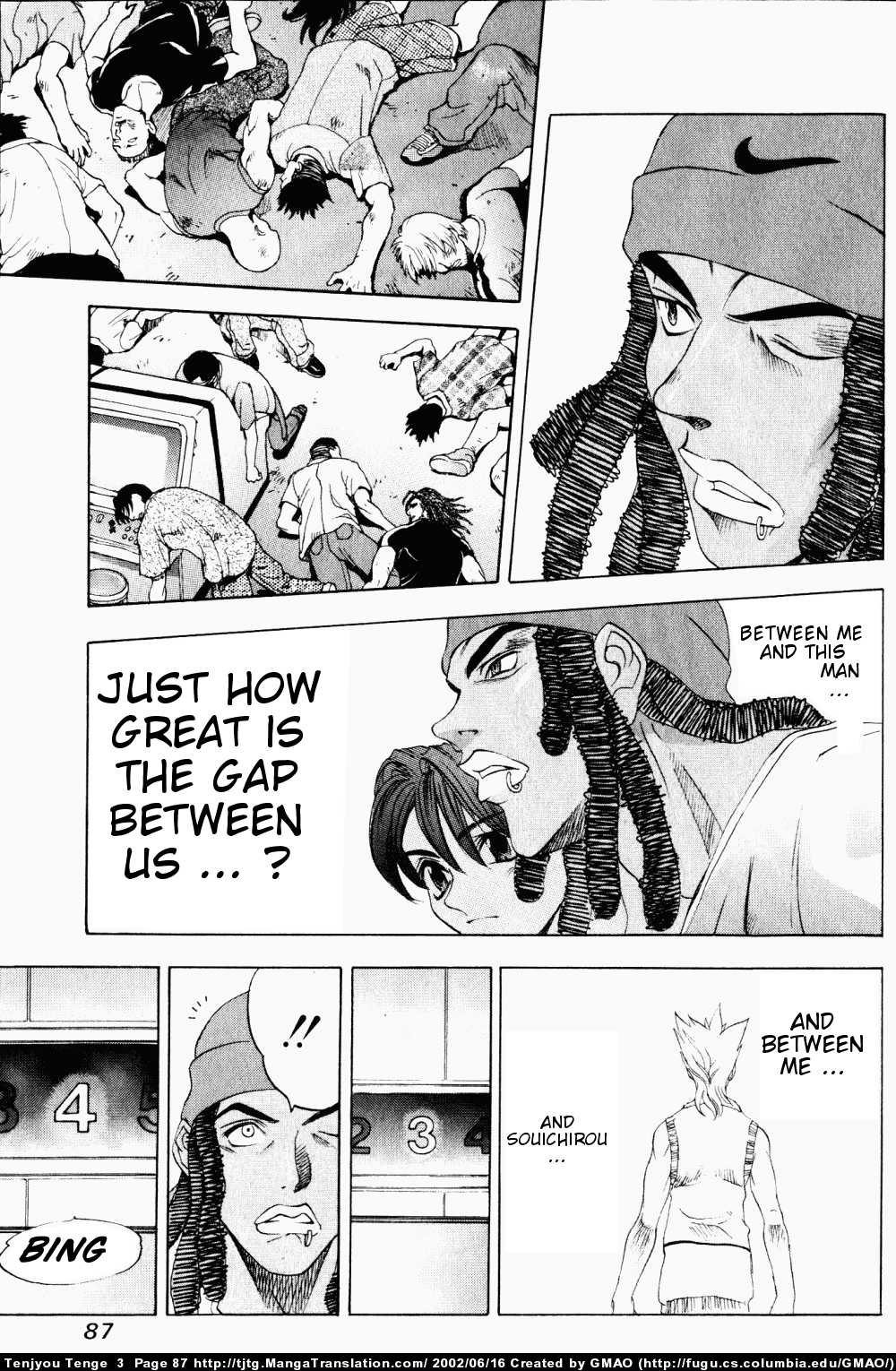 Halaman dari Tenjou Tenge Chapter 15