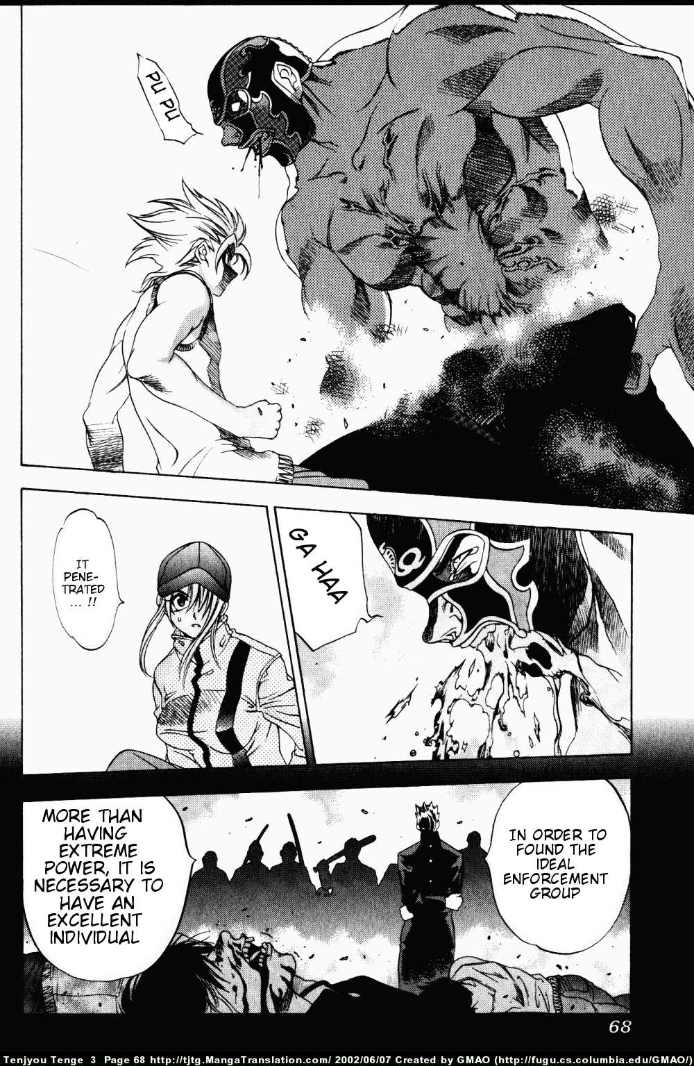 Halaman dari Tenjou Tenge Chapter 15