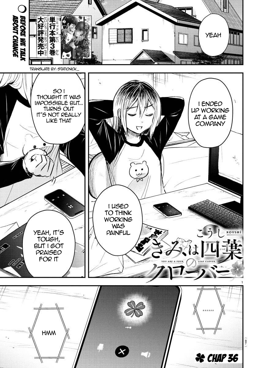 Halaman dari Kimi wa Yotsuba no Clover Chapter 36