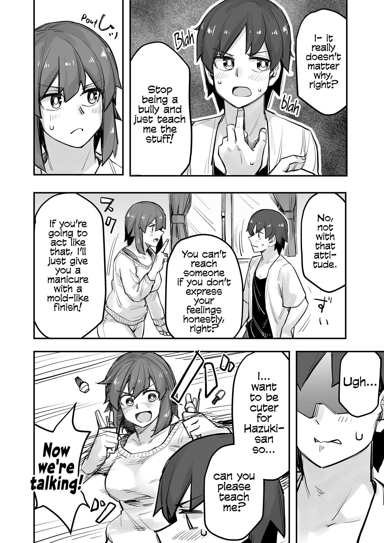 Halaman dari Ikemen Joshi to Josou Danshi Chapter 85