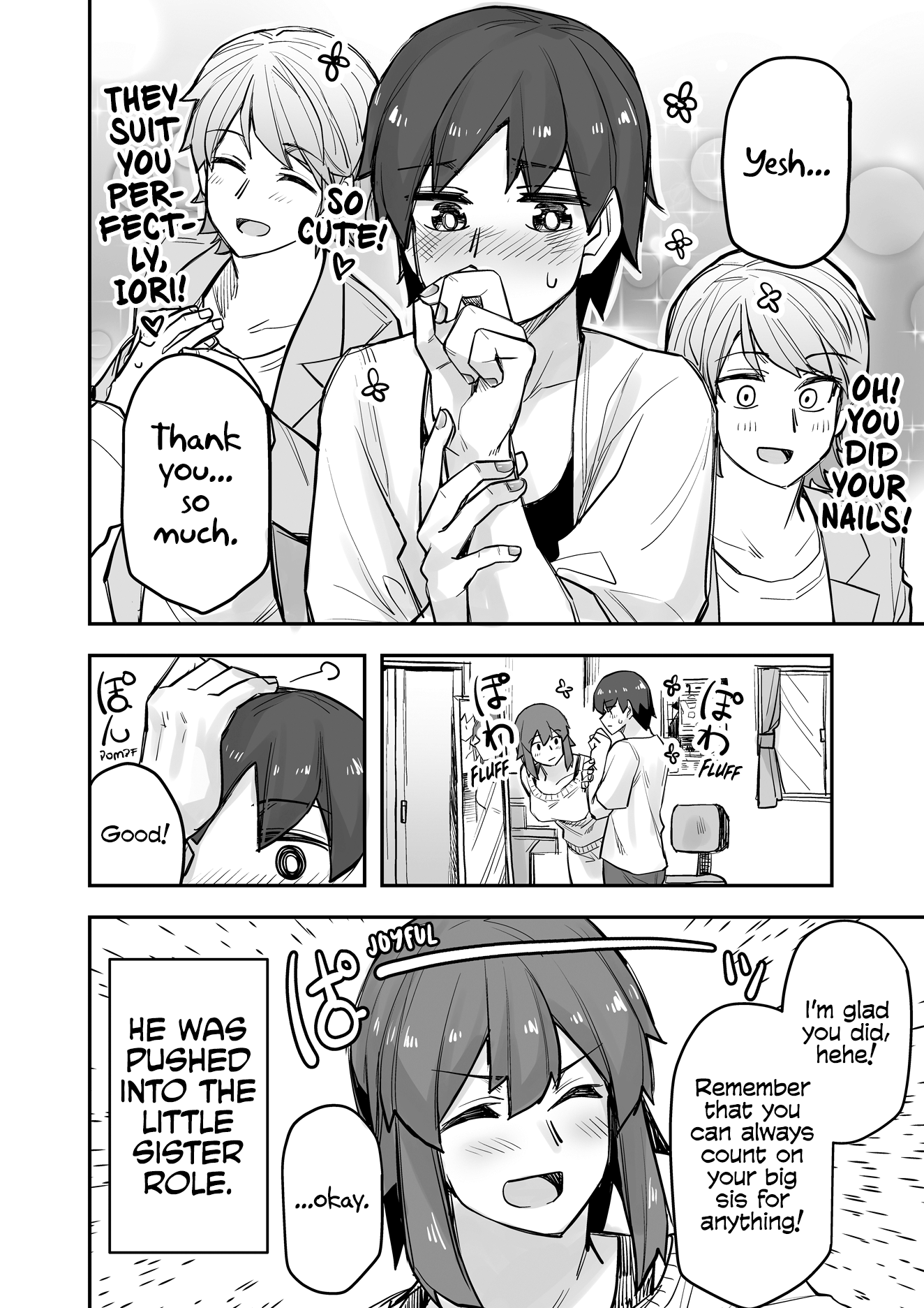 Halaman dari Ikemen Joshi to Josou Danshi Chapter 85