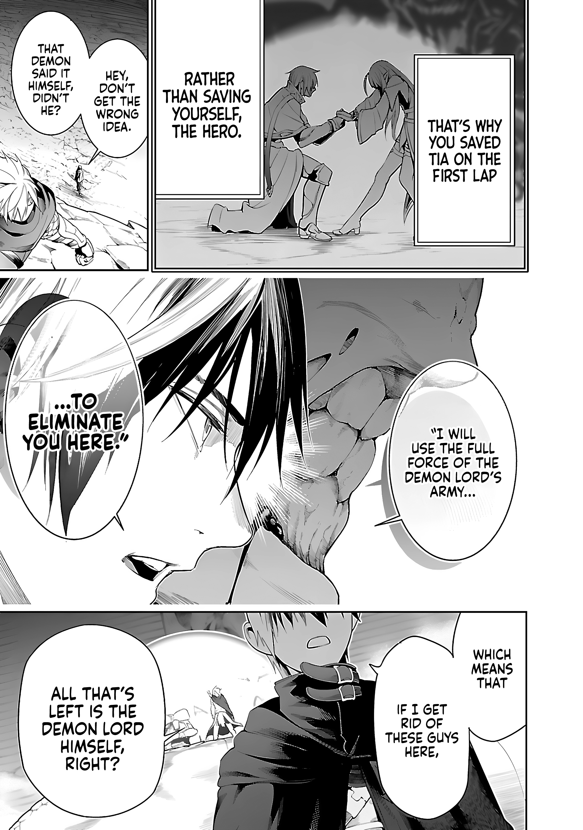 Halaman dari Tsuihousareru Tabi ni Skill wo Te ni Ireta Ore ga, 100 no Isekai de 2-shuume Musou Chapter 15