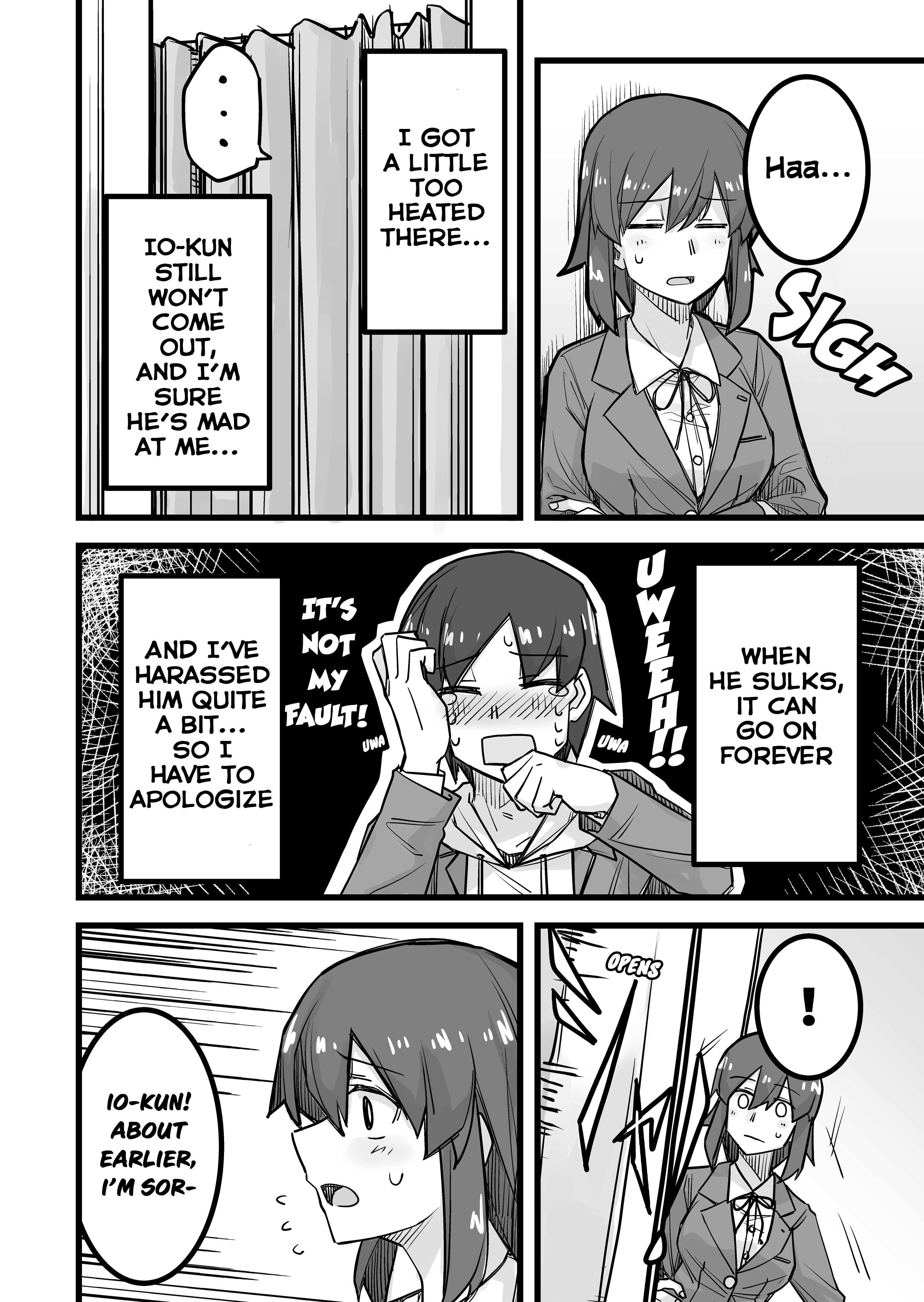 Halaman dari Ikemen Joshi to Josou Danshi Chapter 25