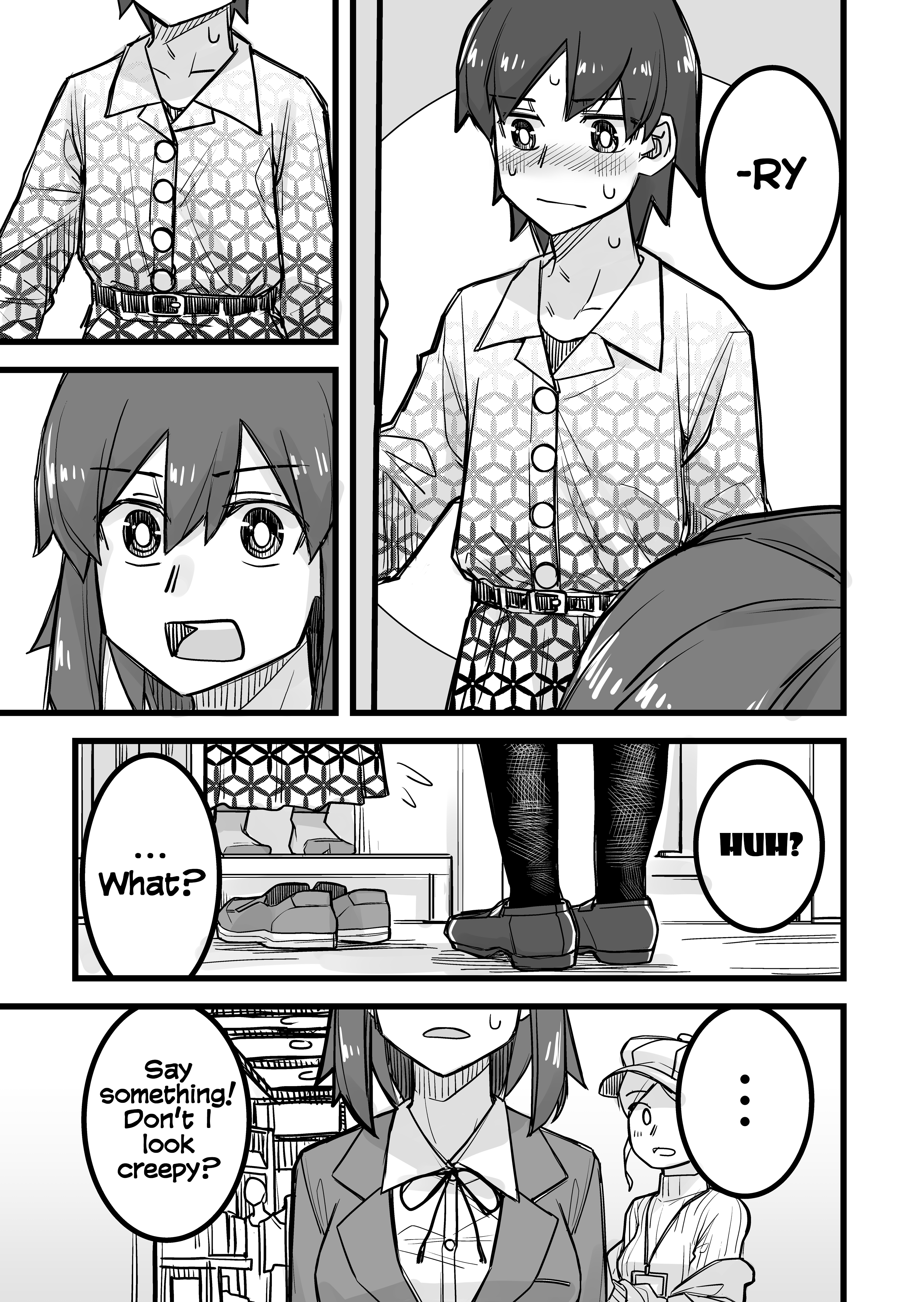 Halaman dari Ikemen Joshi to Josou Danshi Chapter 25