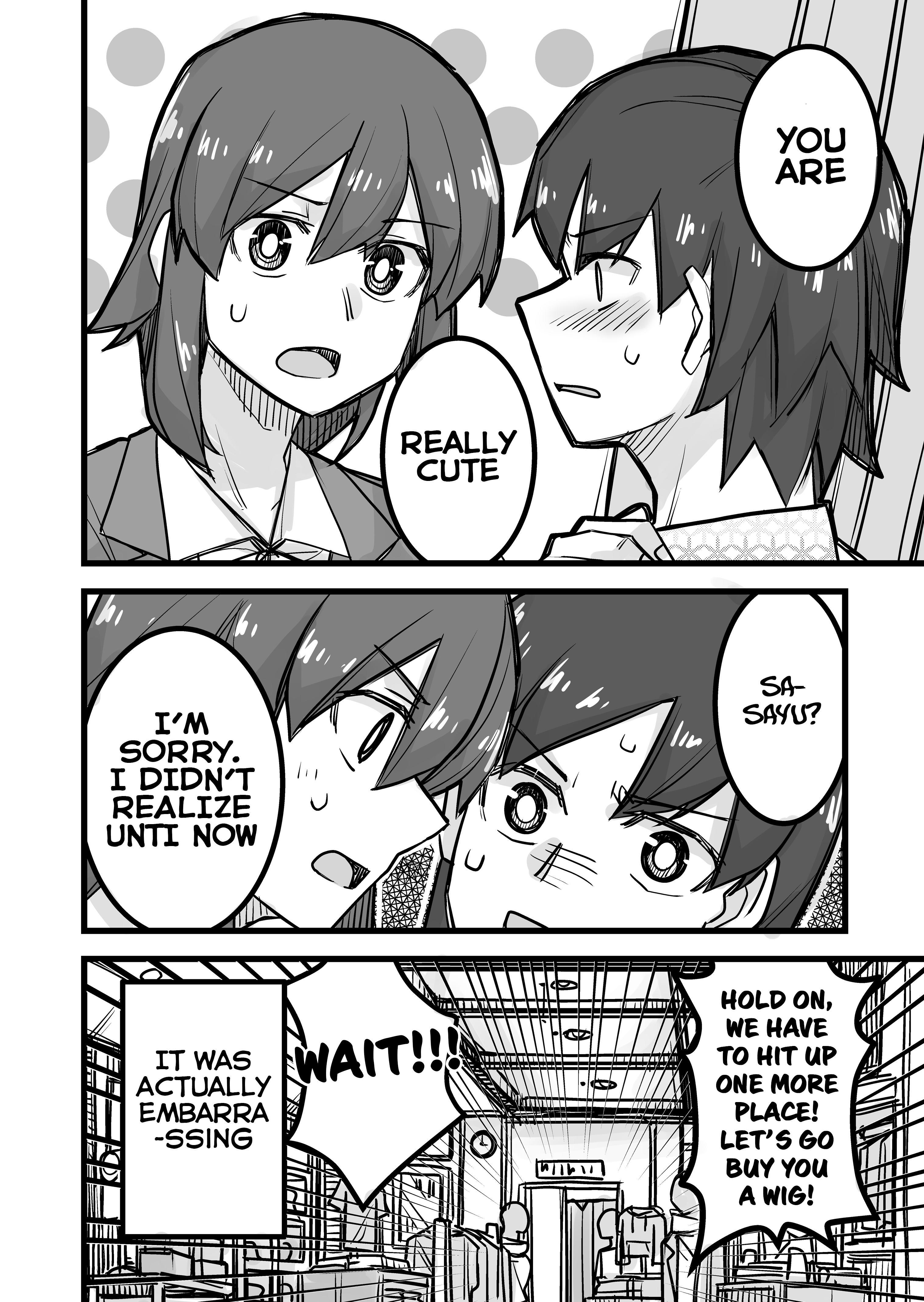 Halaman dari Ikemen Joshi to Josou Danshi Chapter 25