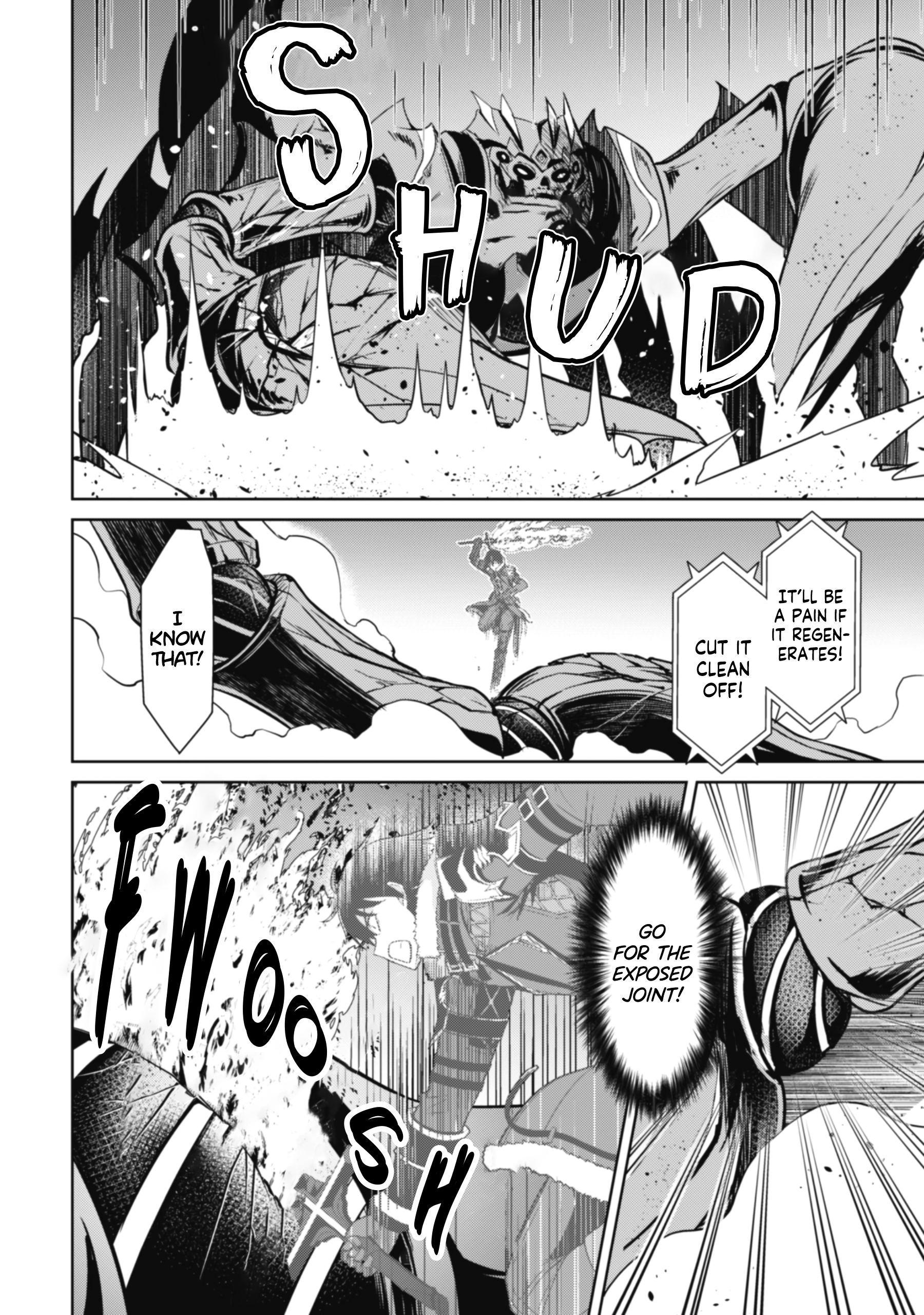 Halaman dari Boushoku no Berserk ~Ore dake Level to Iu Gainen wo Toppa suru~ Chapter 61