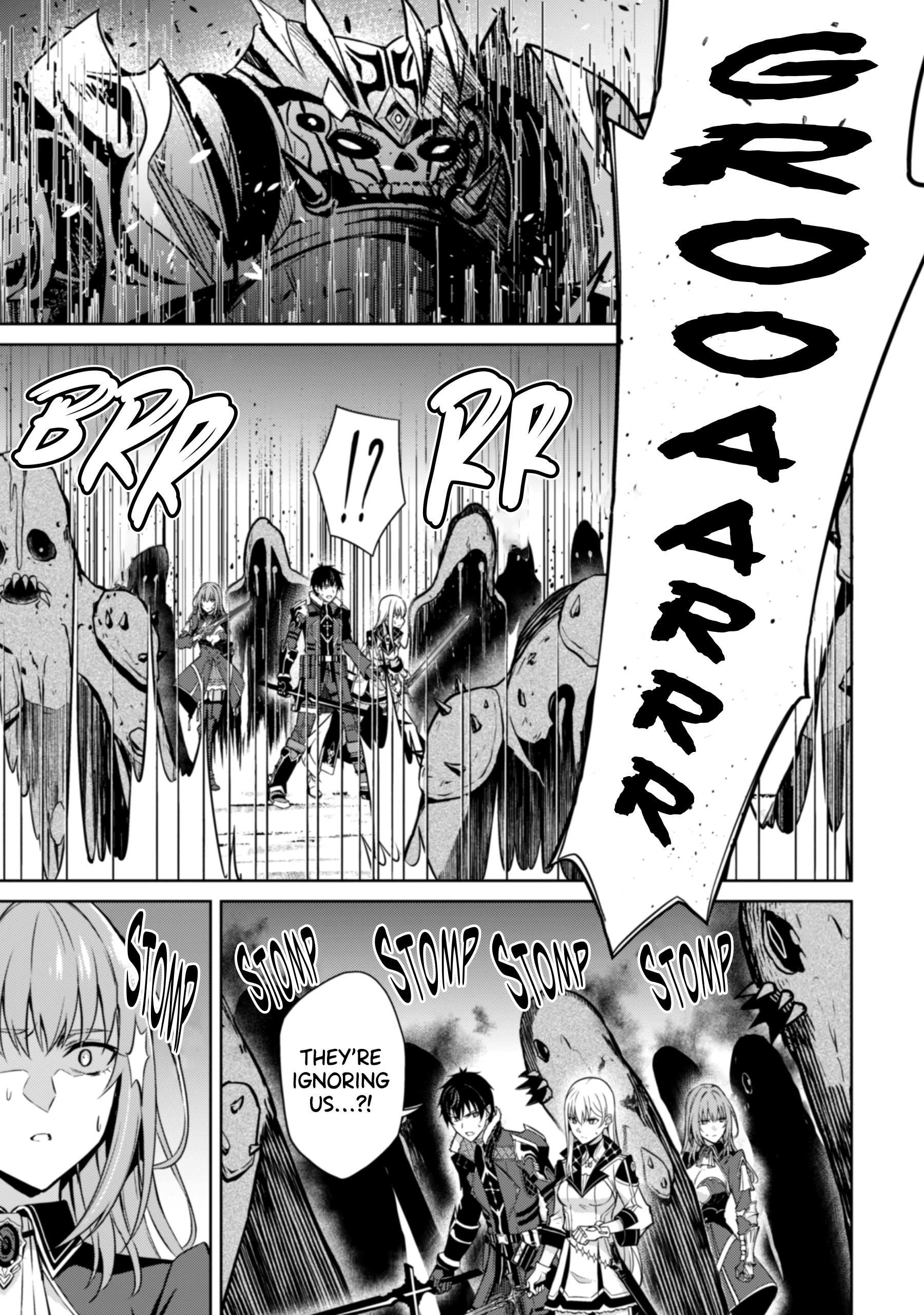 Halaman dari Boushoku no Berserk ~Ore dake Level to Iu Gainen wo Toppa suru~ Chapter 61
