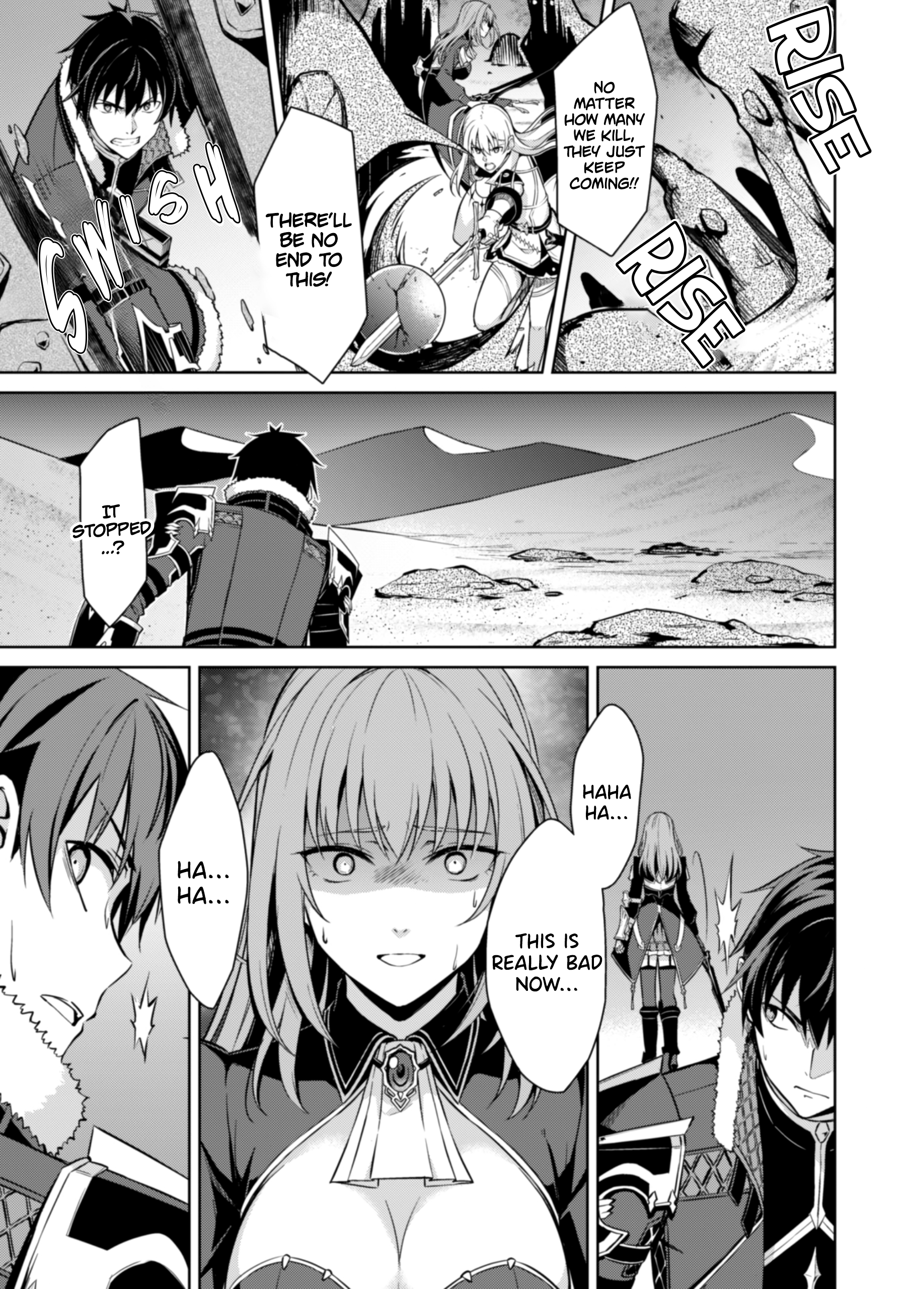 Halaman dari Boushoku no Berserk ~Ore dake Level to Iu Gainen wo Toppa suru~ Chapter 61