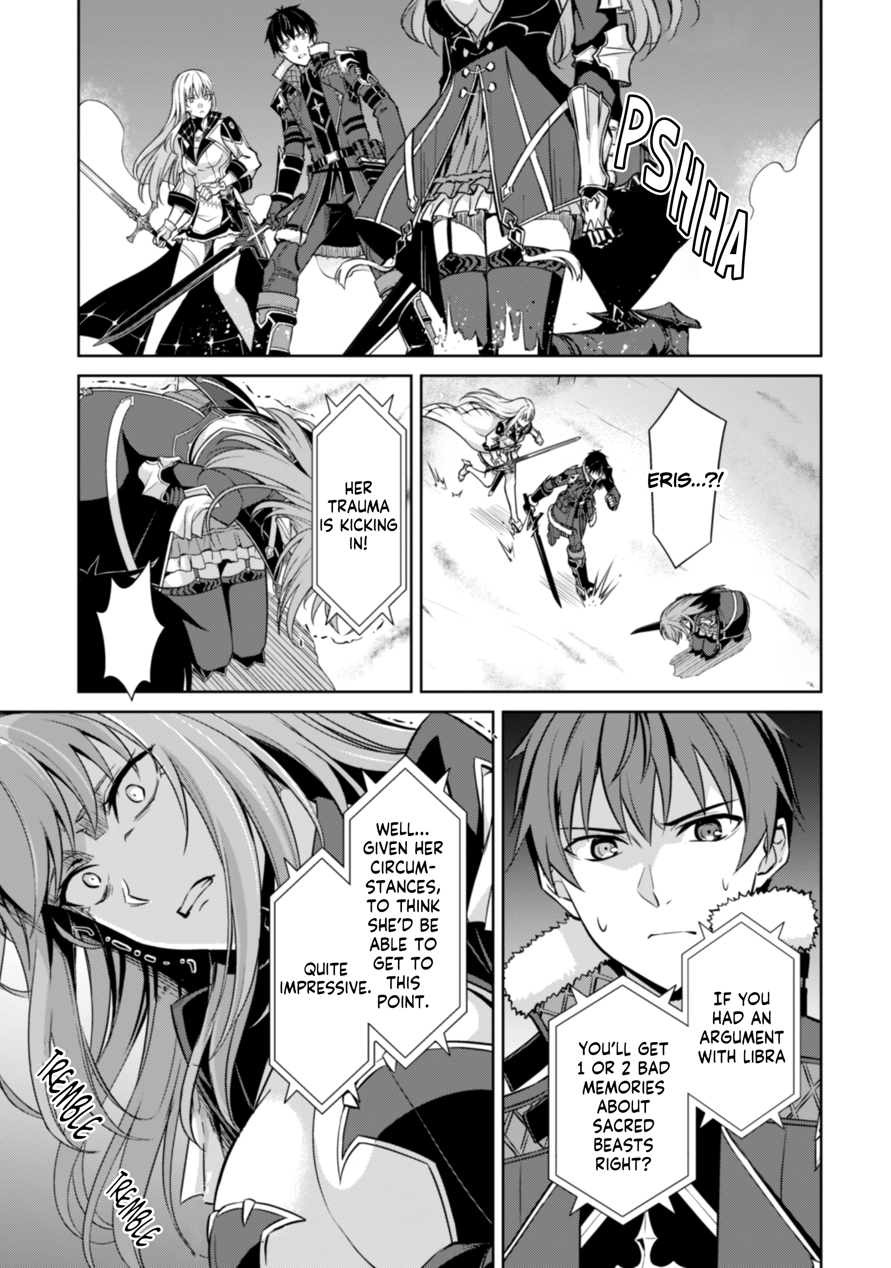 Halaman dari Boushoku no Berserk ~Ore dake Level to Iu Gainen wo Toppa suru~ Chapter 61