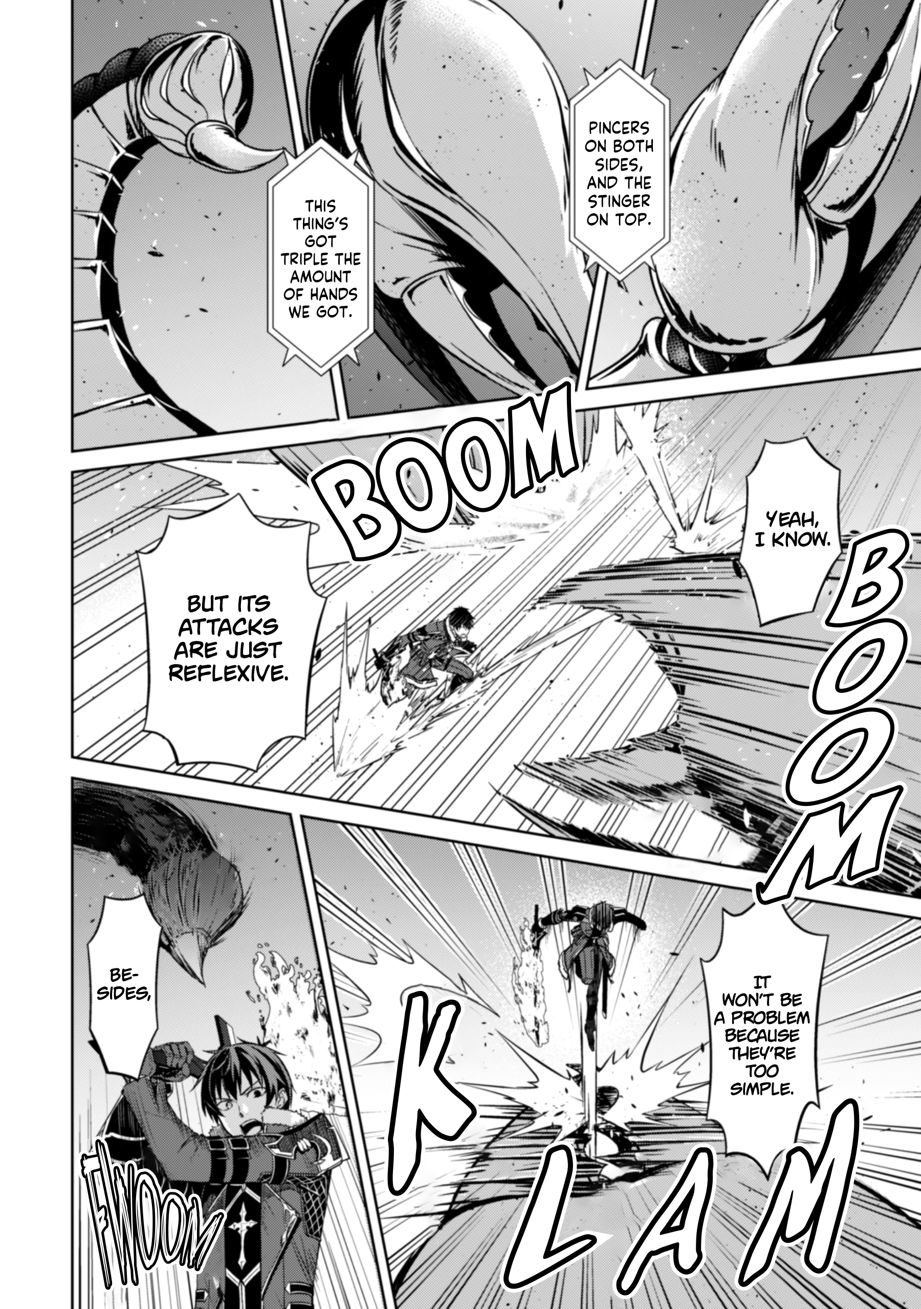 Halaman dari Boushoku no Berserk ~Ore dake Level to Iu Gainen wo Toppa suru~ Chapter 61