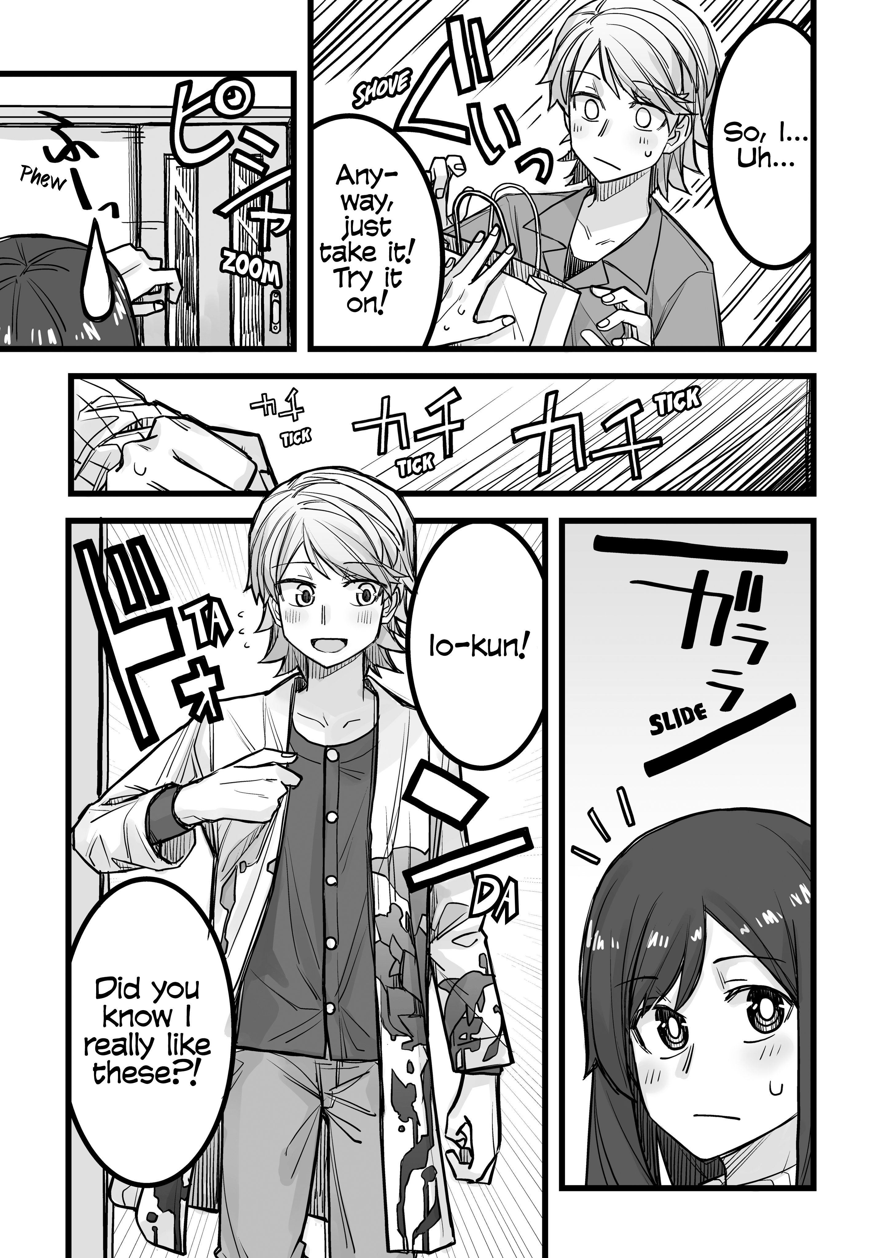 Halaman dari Ikemen Joshi to Josou Danshi Chapter 31