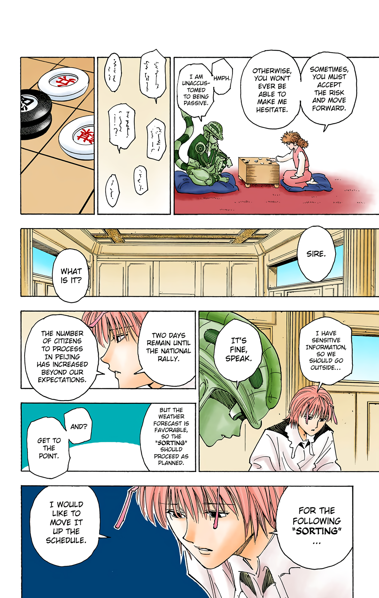 Halaman dari HUNTER x HUNTER (Official Colored) Chapter 256
