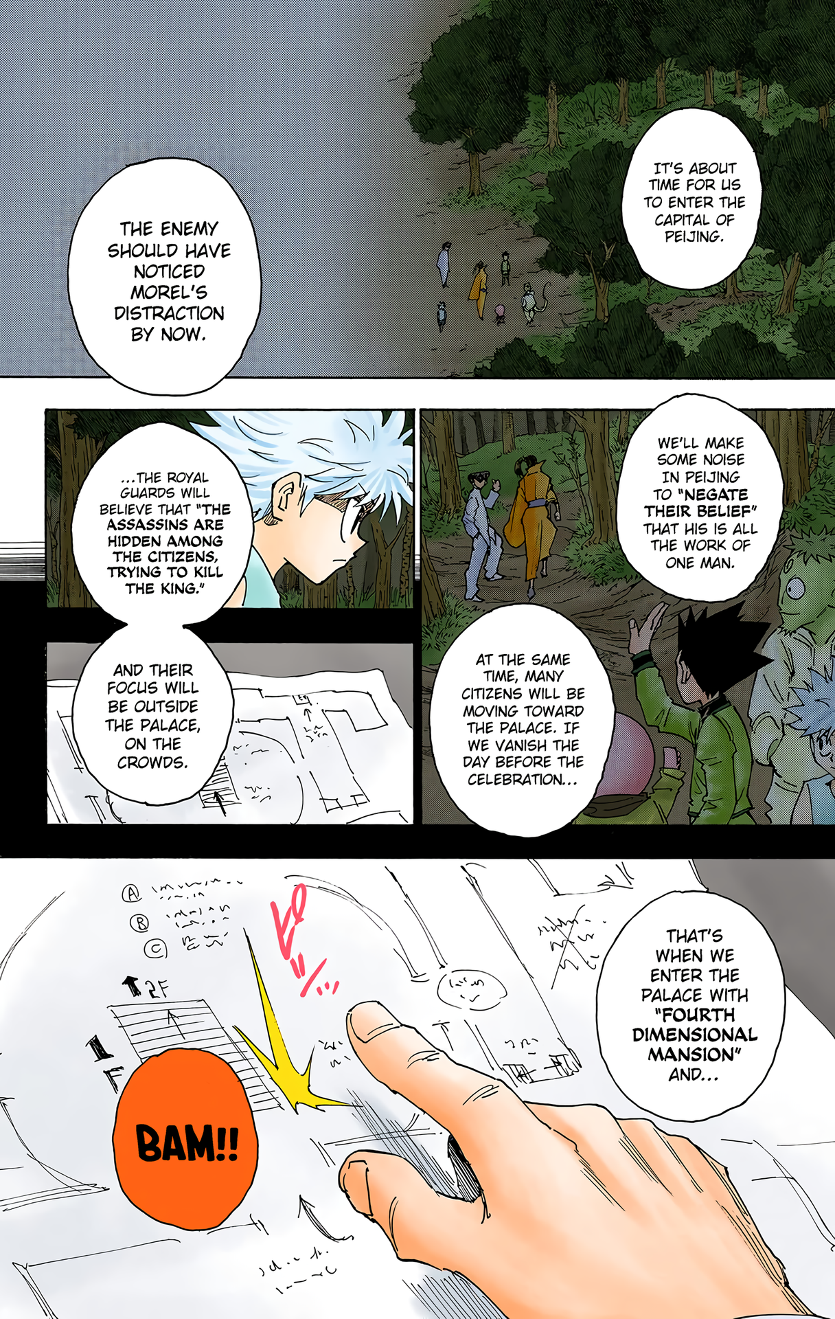 Halaman dari HUNTER x HUNTER (Official Colored) Chapter 256
