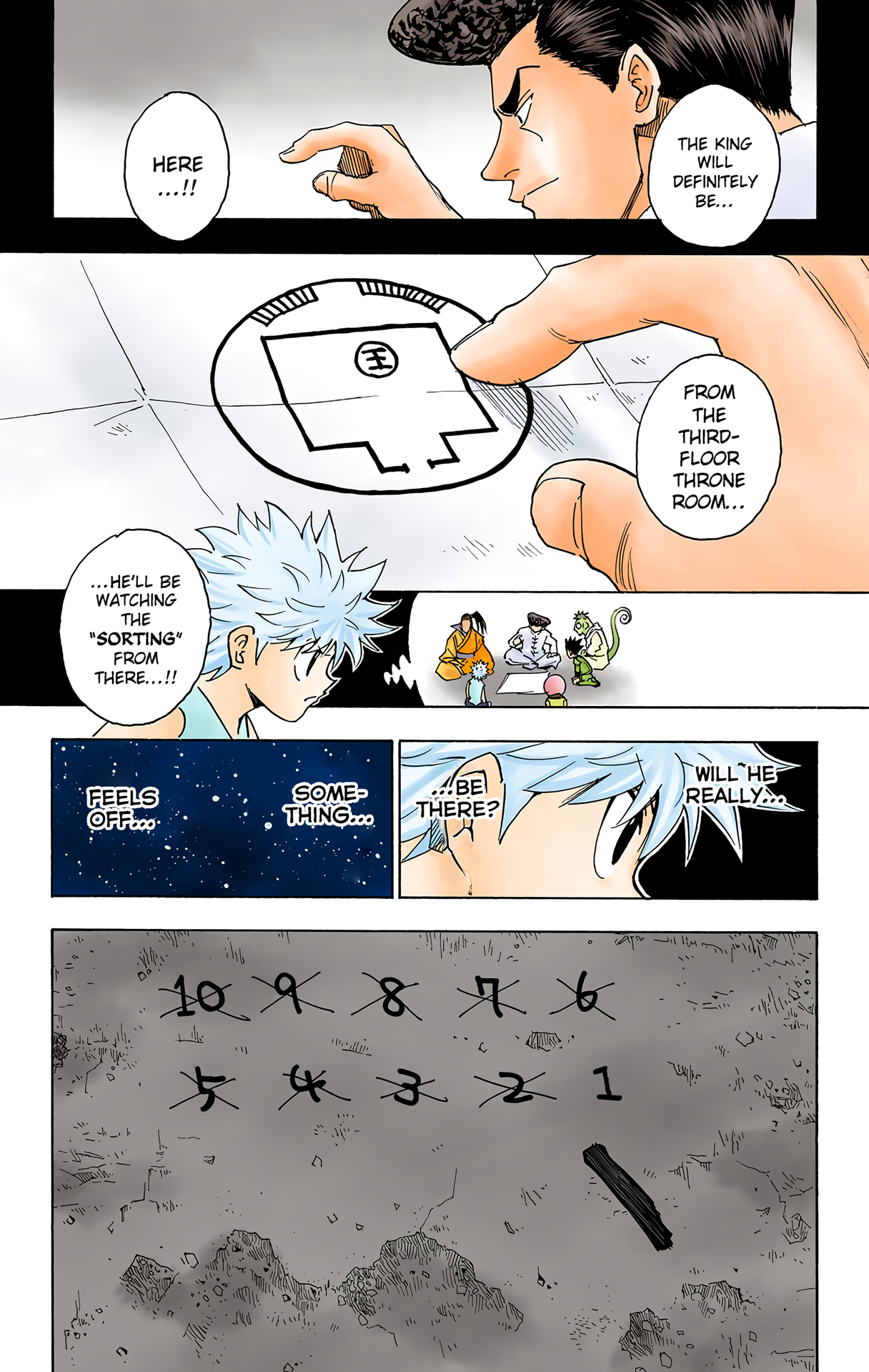 Halaman dari HUNTER x HUNTER (Official Colored) Chapter 256