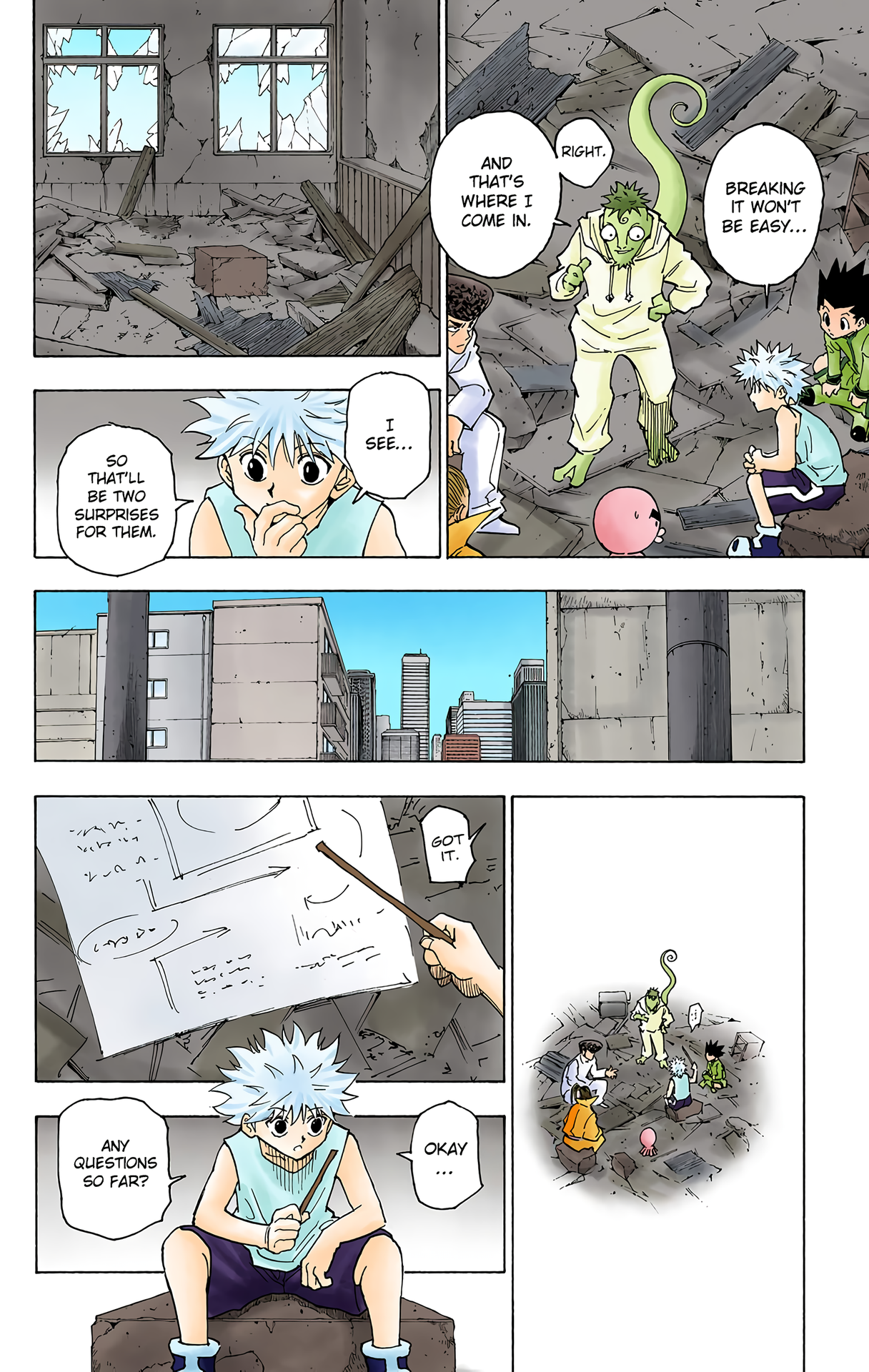 Halaman dari HUNTER x HUNTER (Official Colored) Chapter 256