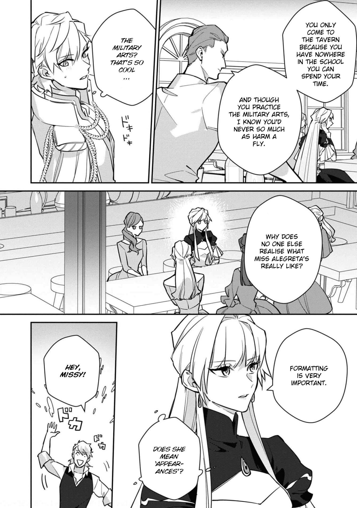 Halaman dari Though I May Be a Villainess, I'll Show You I Can Obtain Happiness! Chapter 5