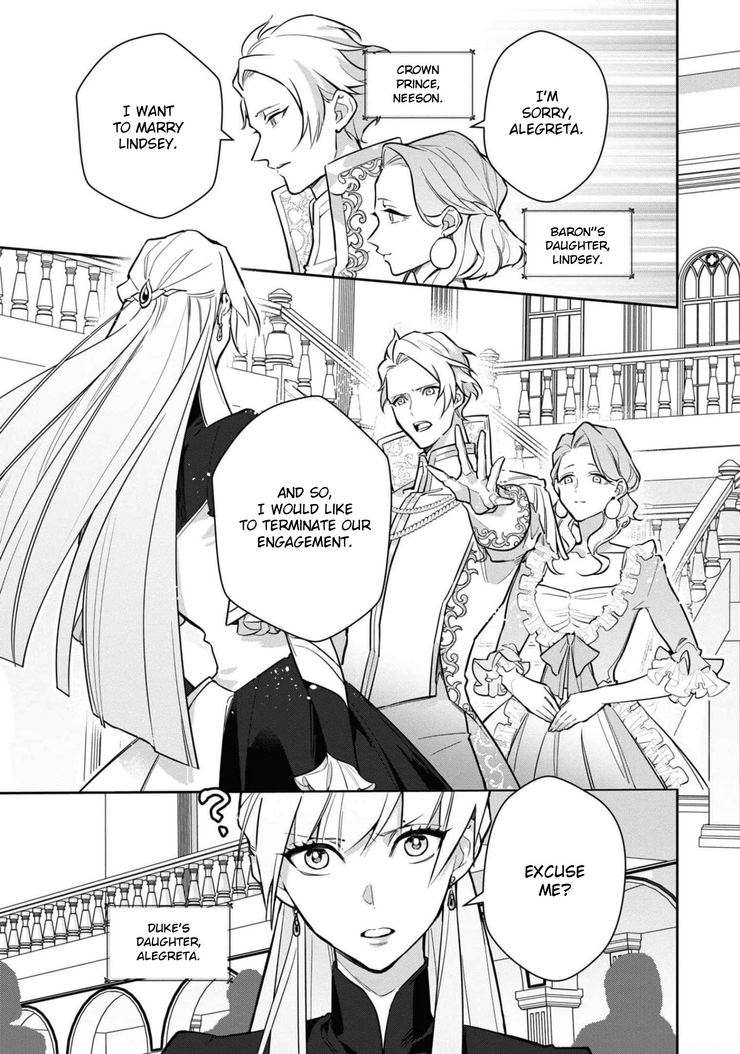 Halaman dari Though I May Be a Villainess, I'll Show You I Can Obtain Happiness! Chapter 5