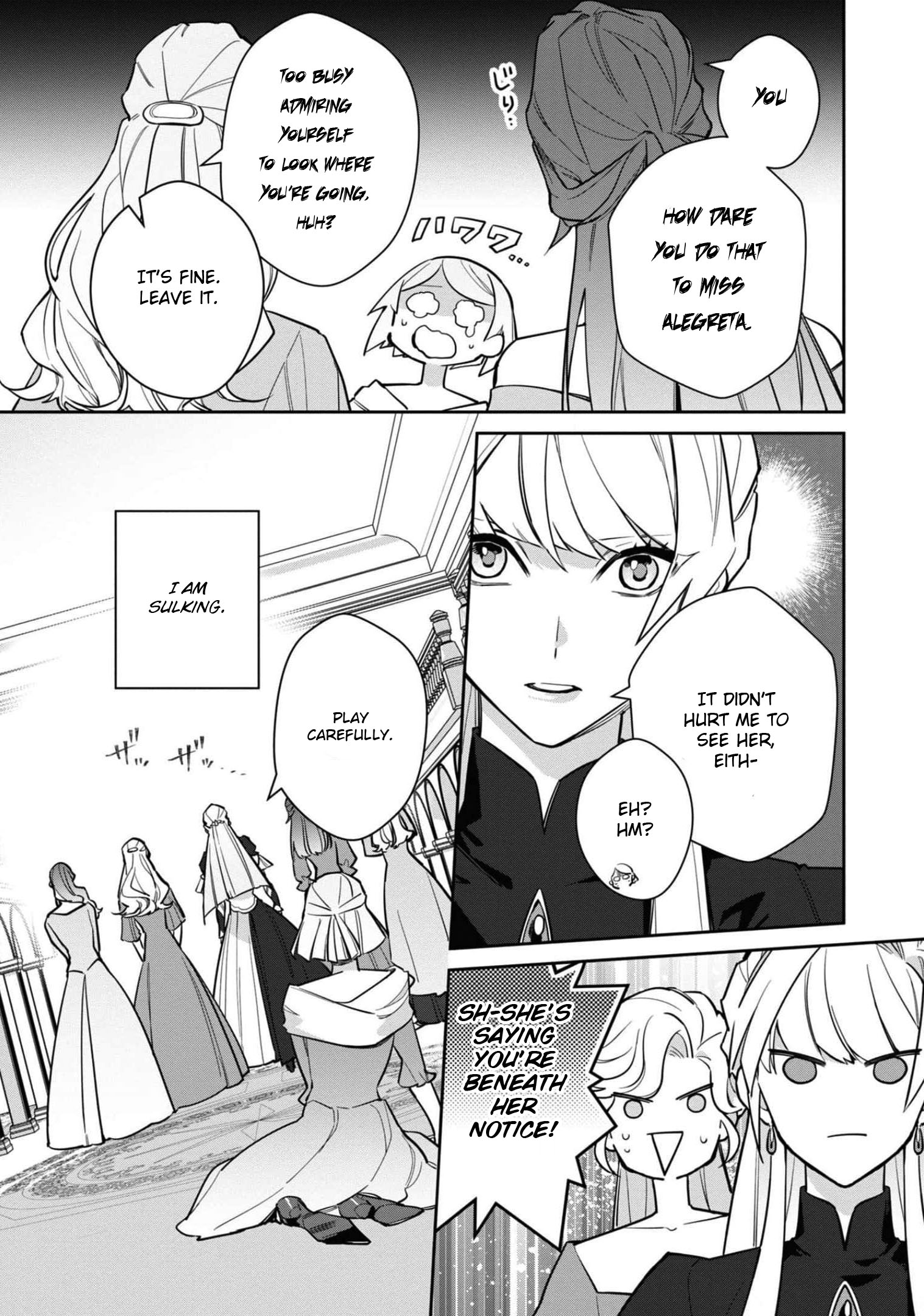 Halaman dari Though I May Be a Villainess, I'll Show You I Can Obtain Happiness! Chapter 5