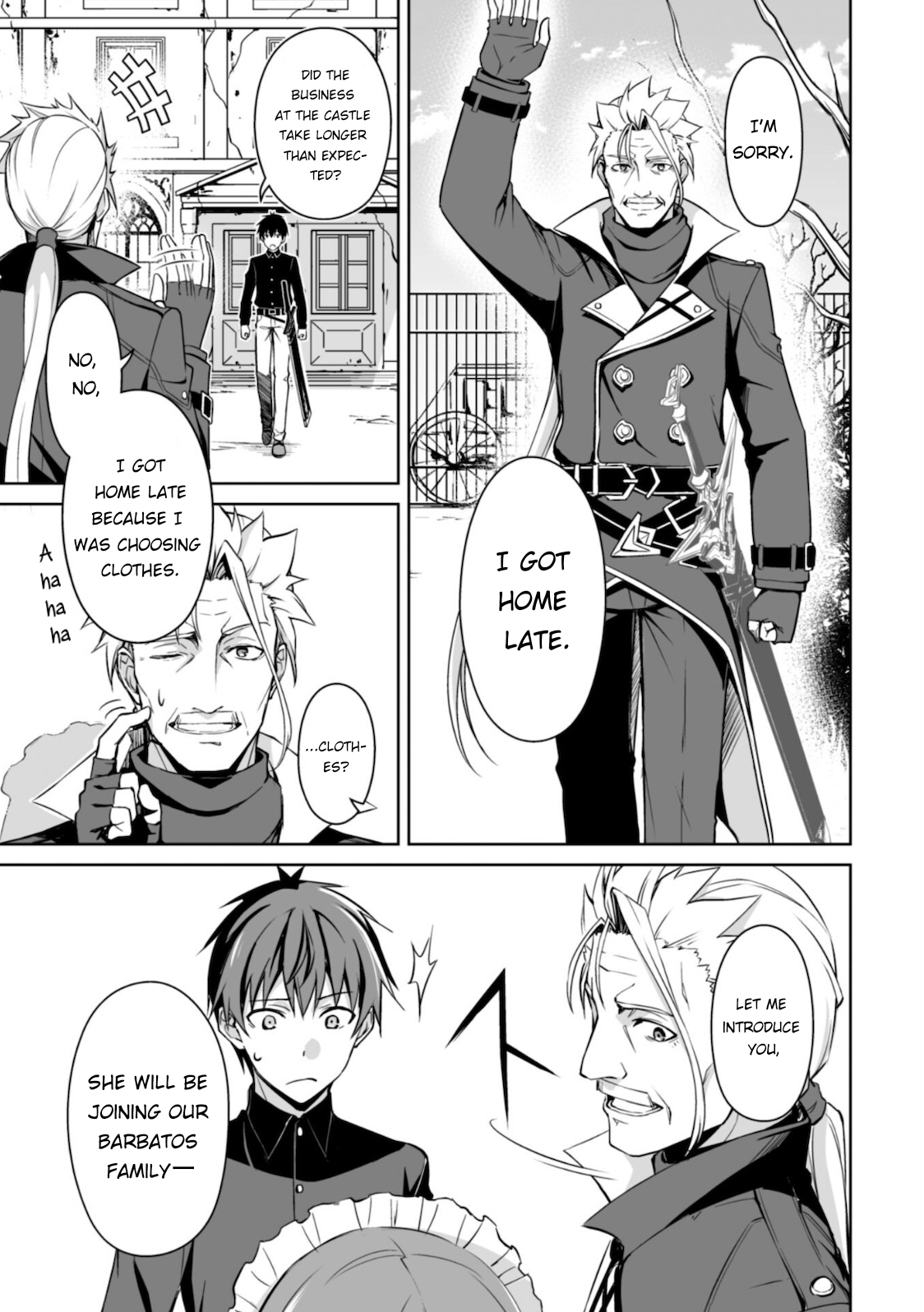 Halaman dari Boushoku no Berserk ~Ore dake Level to Iu Gainen wo Toppa suru~ Chapter 41