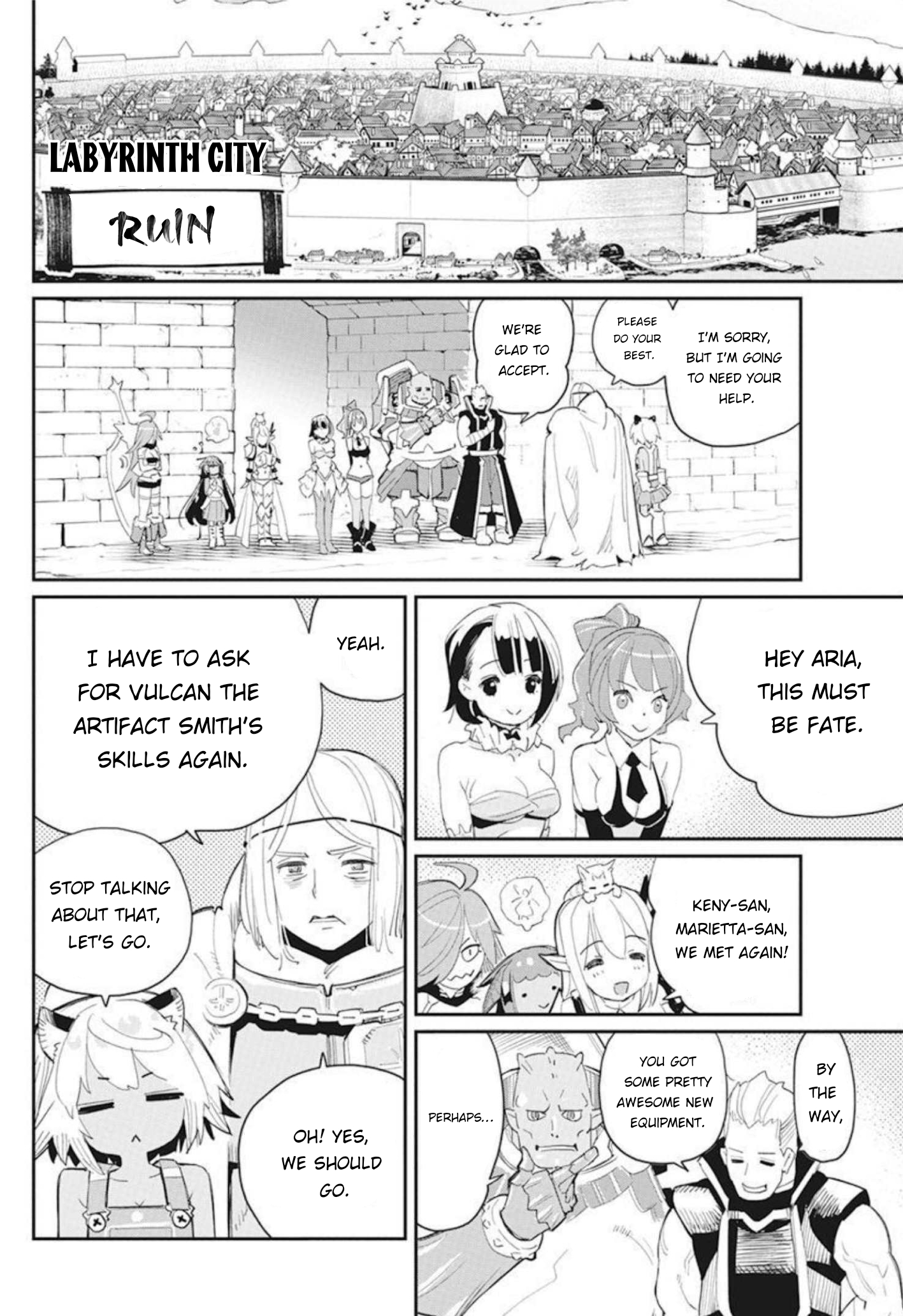 Halaman dari S-Rank Monster no "Behemoth" Dakedo, Neko to Machigawarete Elf Musume no Pet to Shite Kurashitemasu Chapter 48