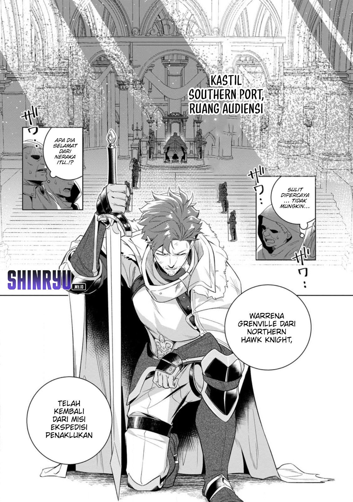Netorare Tsuihou sareta Saikyou Kishi Danchou no Ossan, Katainaka de Eiyuu ni Matsuriagerareru Chapter 1 - halaman 15