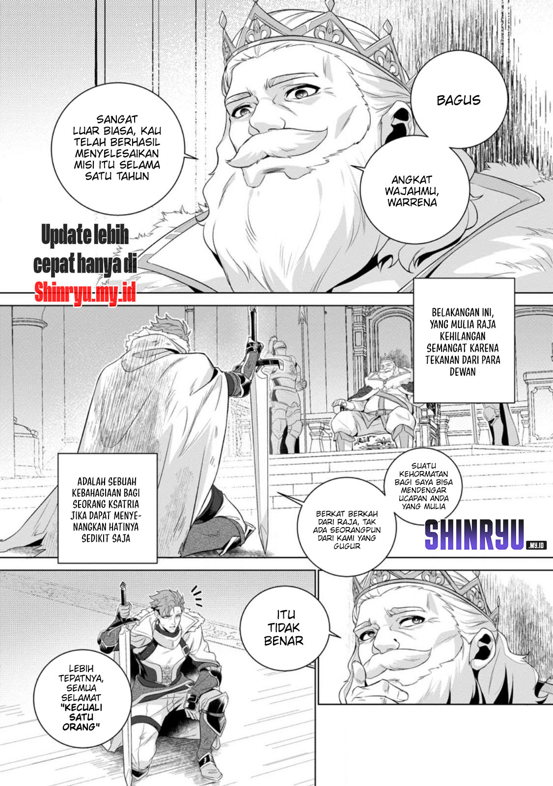 Netorare Tsuihou sareta Saikyou Kishi Danchou no Ossan, Katainaka de Eiyuu ni Matsuriagerareru Chapter 1 - halaman 16