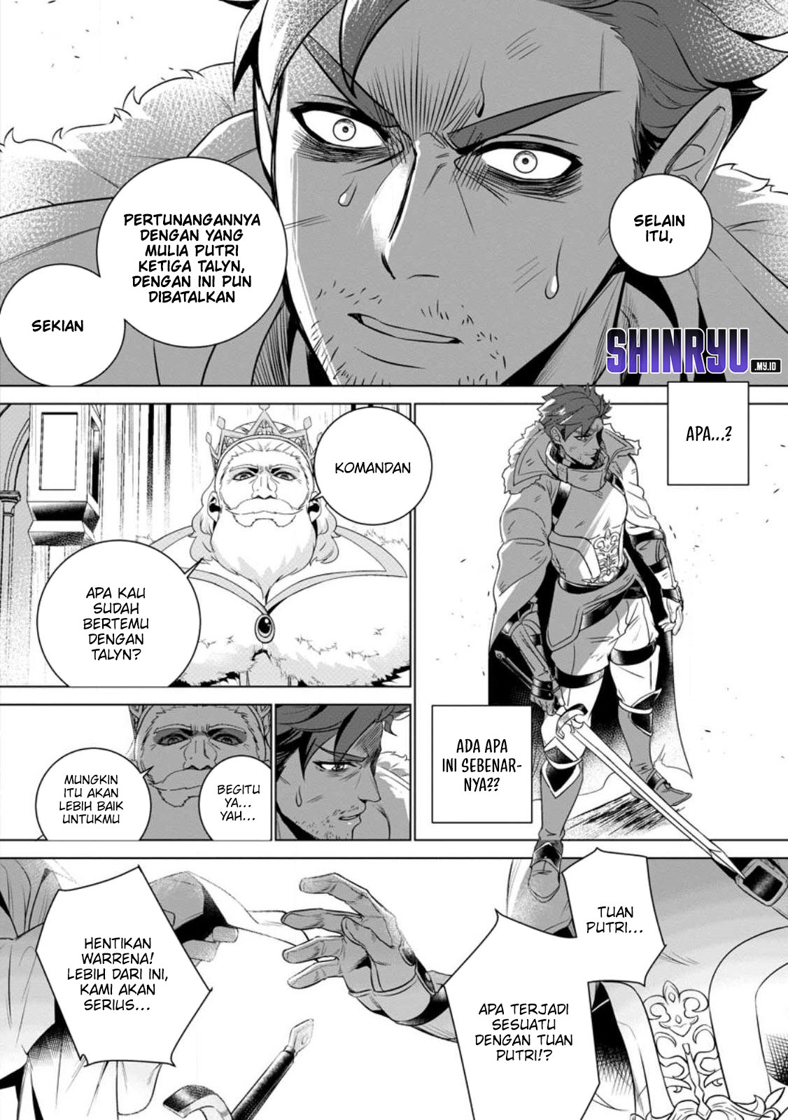 Netorare Tsuihou sareta Saikyou Kishi Danchou no Ossan, Katainaka de Eiyuu ni Matsuriagerareru Chapter 1 - halaman 19