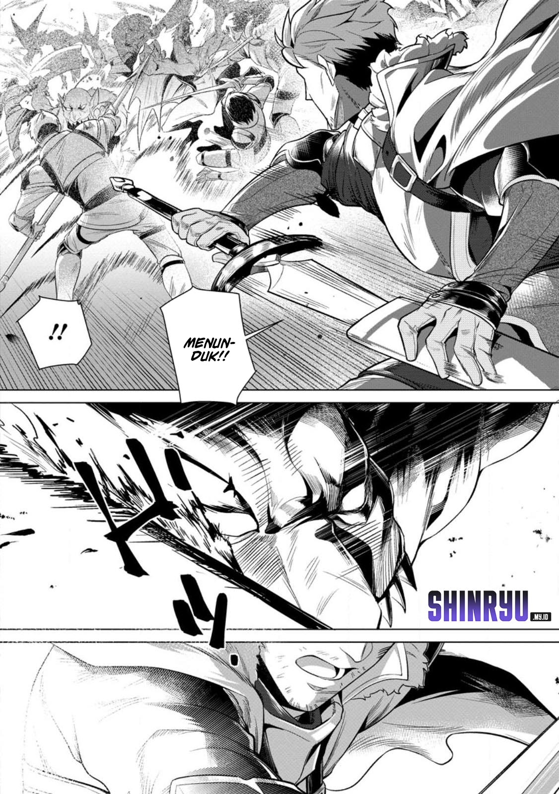 Netorare Tsuihou sareta Saikyou Kishi Danchou no Ossan, Katainaka de Eiyuu ni Matsuriagerareru Chapter 1 - halaman 3
