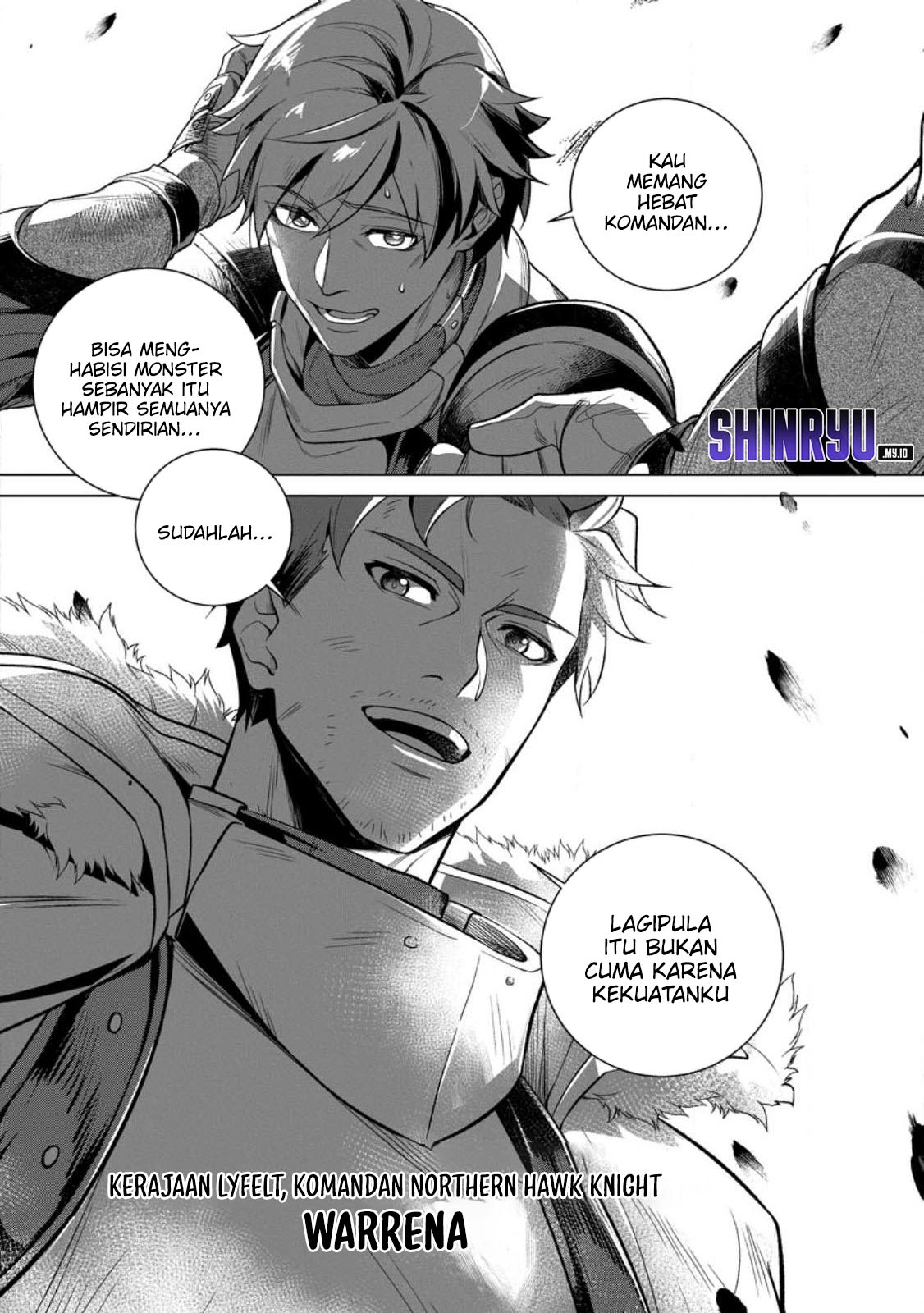 Netorare Tsuihou sareta Saikyou Kishi Danchou no Ossan, Katainaka de Eiyuu ni Matsuriagerareru Chapter 1 - halaman 9