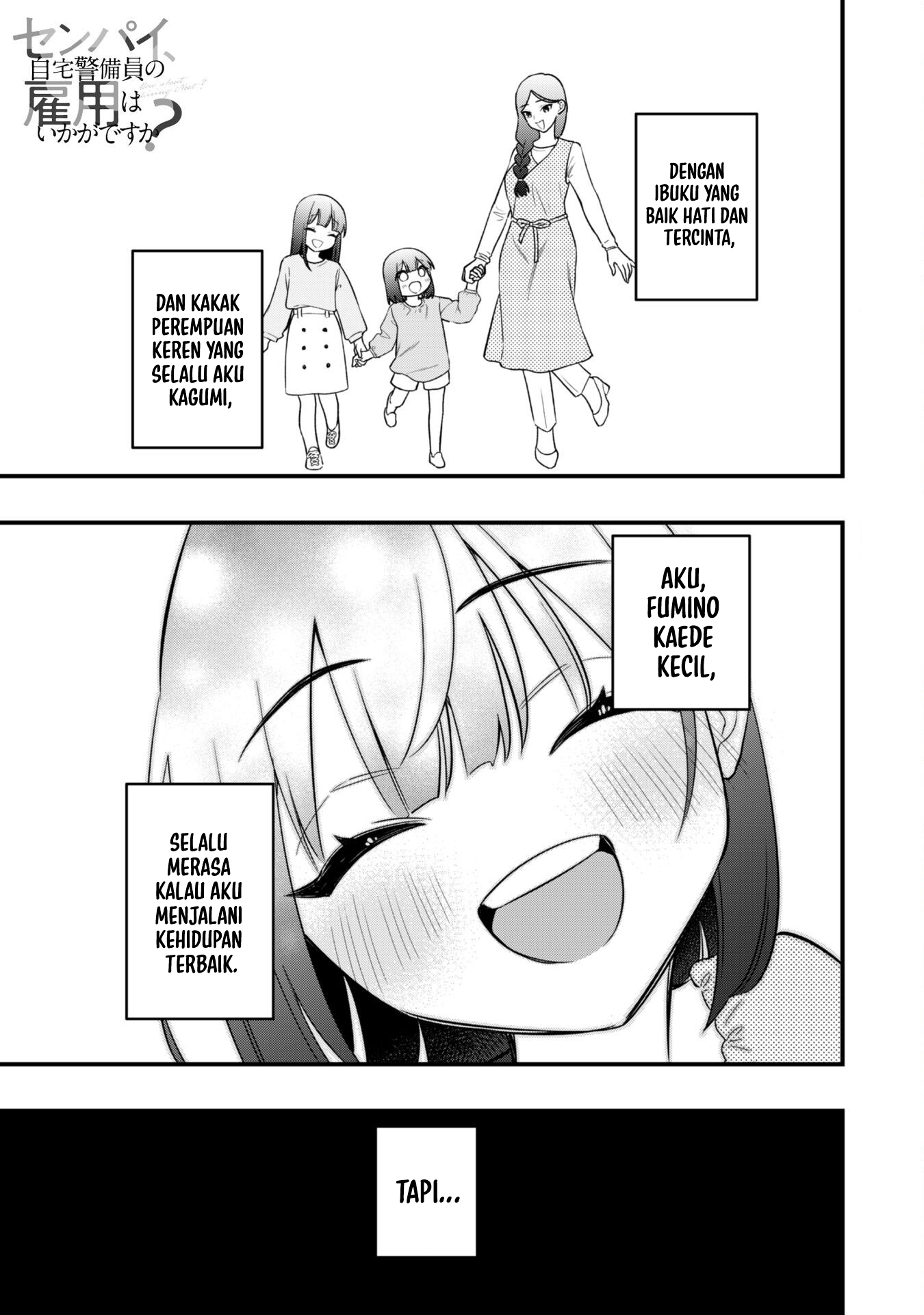 Senpai, Jitaku Keibiin no Koyou wa Ikaga desu ka? The Comic Chapter 8 - halaman 2