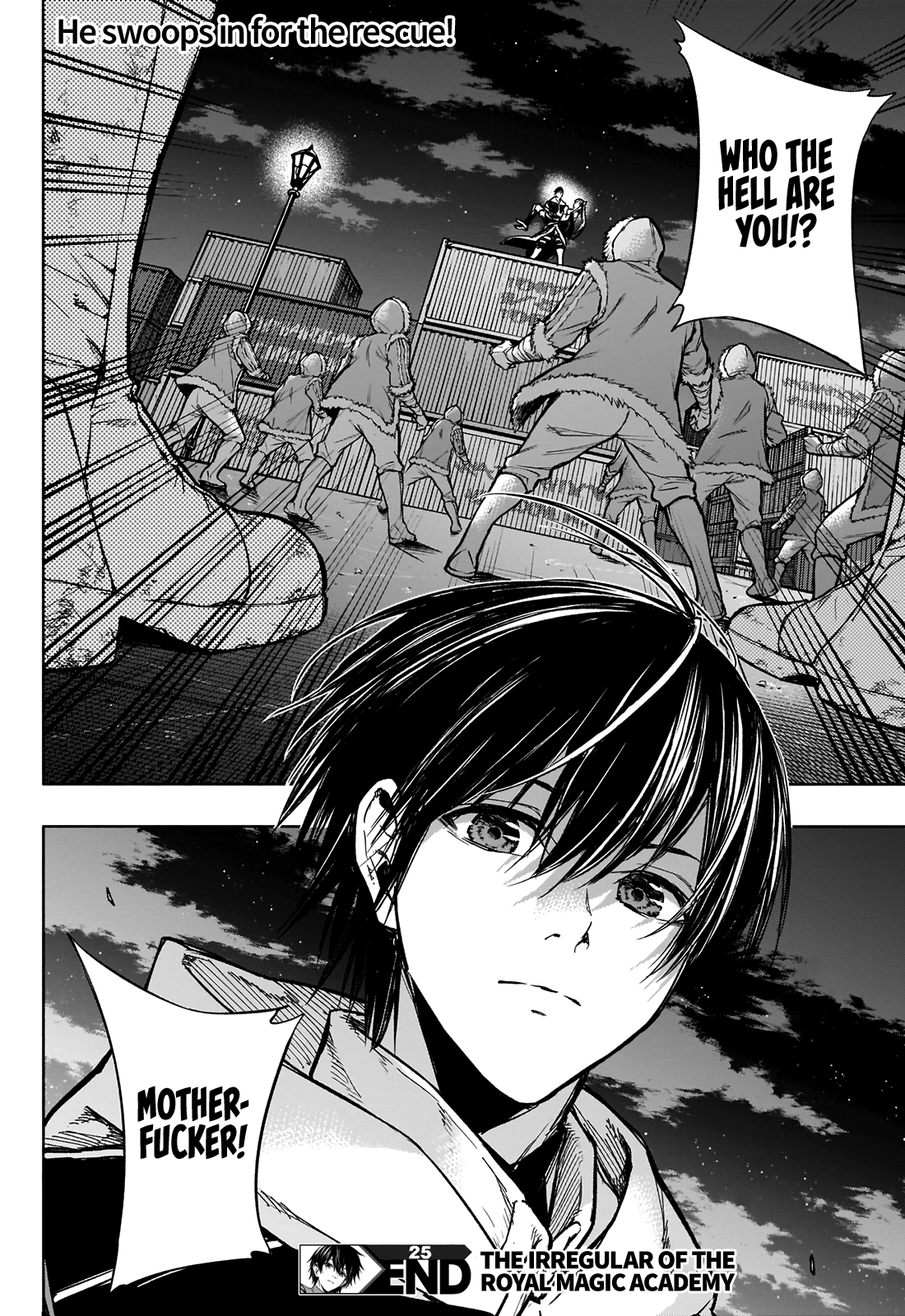 Halaman dari Ouritsu Mahou Gakuen no Saikasei ~Hinkongai Agari no Saikyou Mahoushi, Kizoku Darake no Gakuen de Musou Suru~ Chapter 25