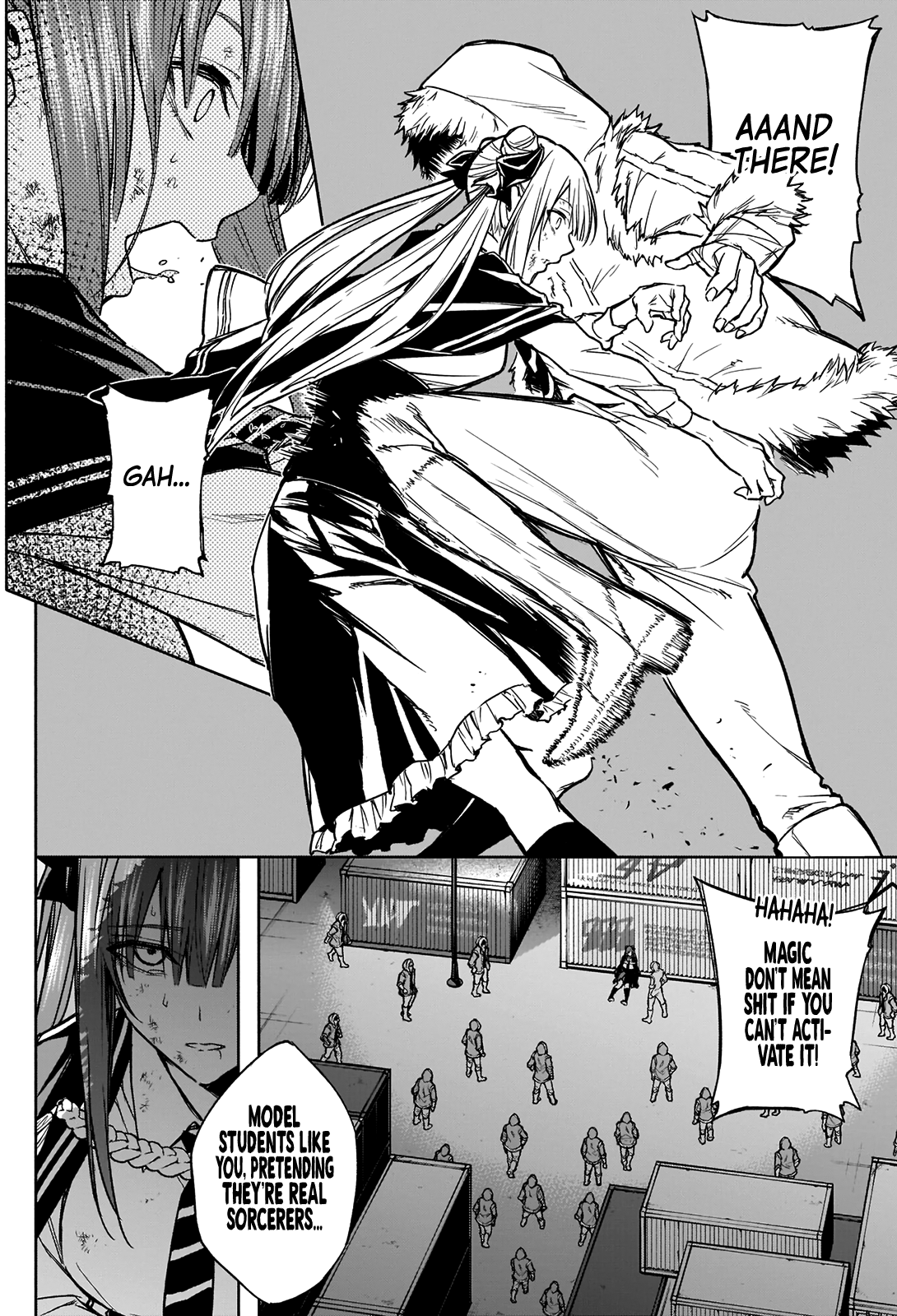 Halaman dari Ouritsu Mahou Gakuen no Saikasei ~Hinkongai Agari no Saikyou Mahoushi, Kizoku Darake no Gakuen de Musou Suru~ Chapter 25