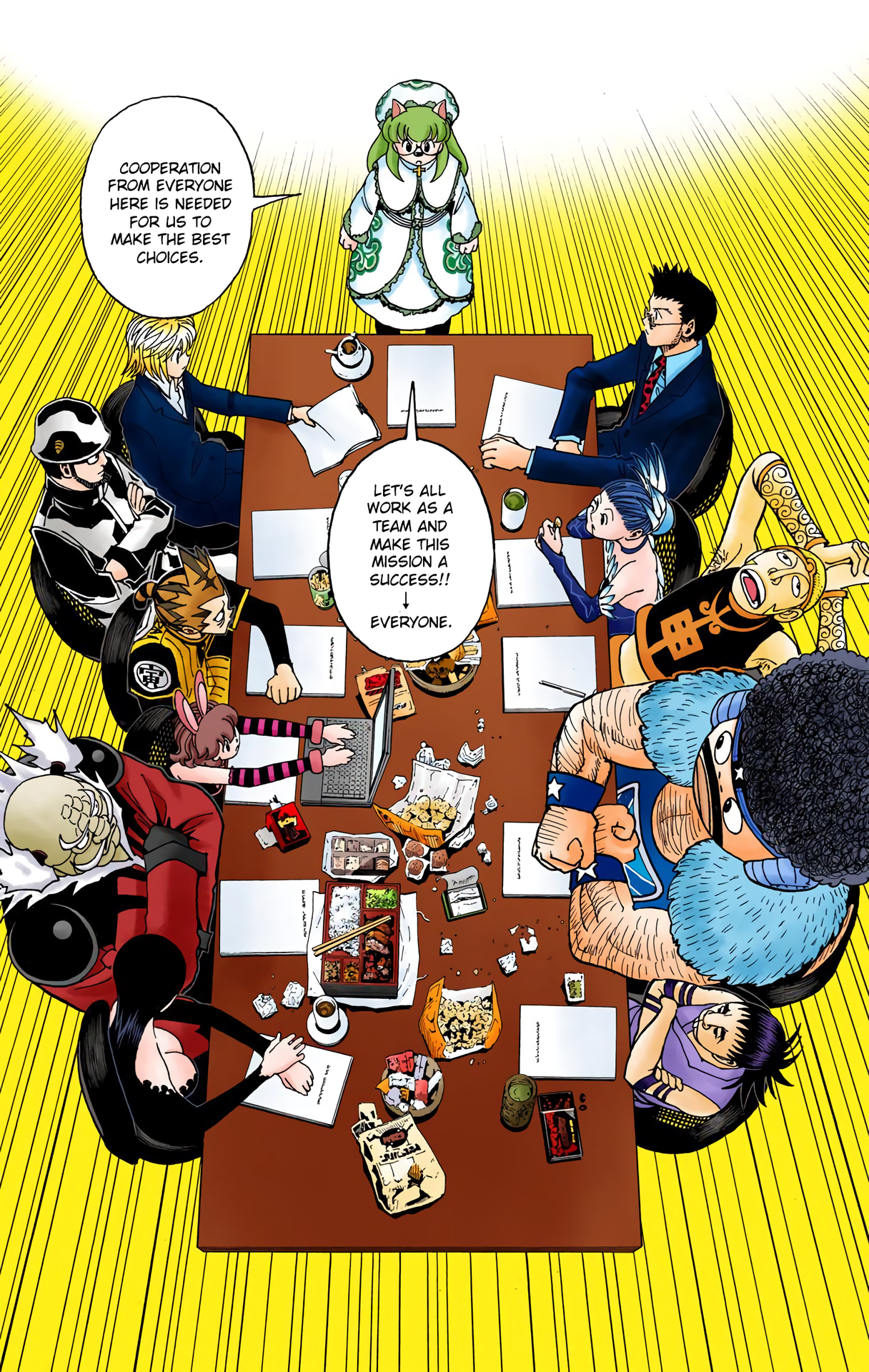 Halaman dari HUNTER x HUNTER (Official Colored) Chapter 346