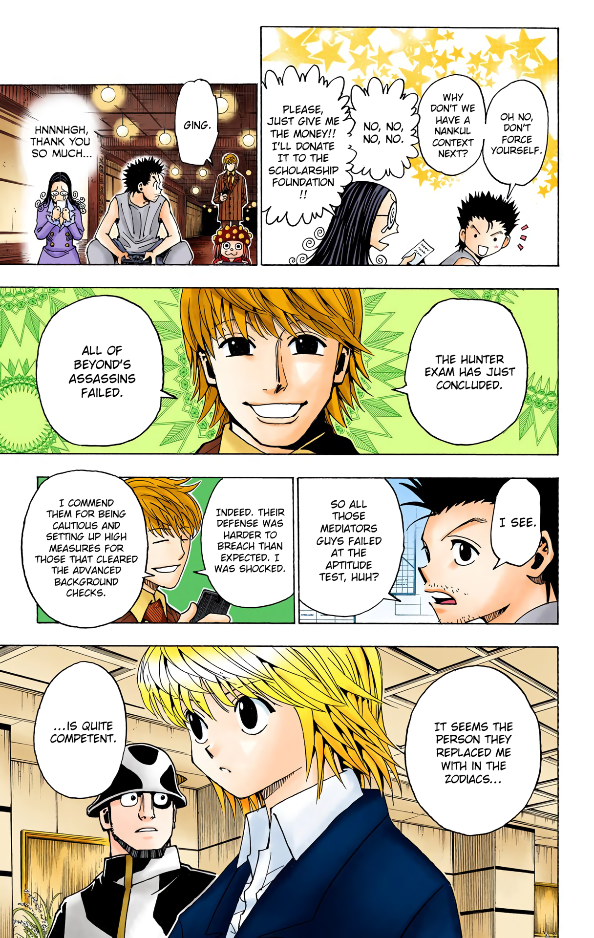 Halaman dari HUNTER x HUNTER (Official Colored) Chapter 346