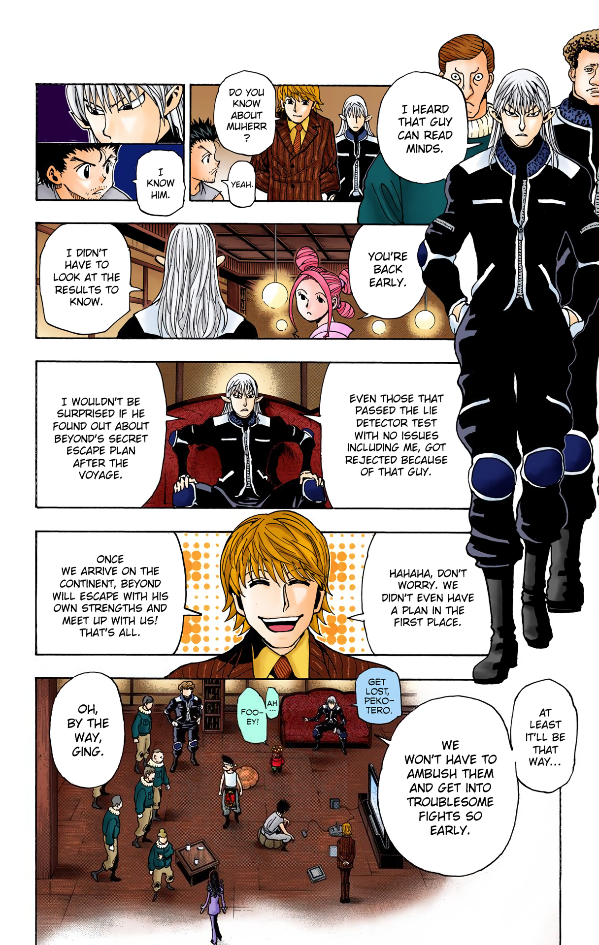 Halaman dari HUNTER x HUNTER (Official Colored) Chapter 346