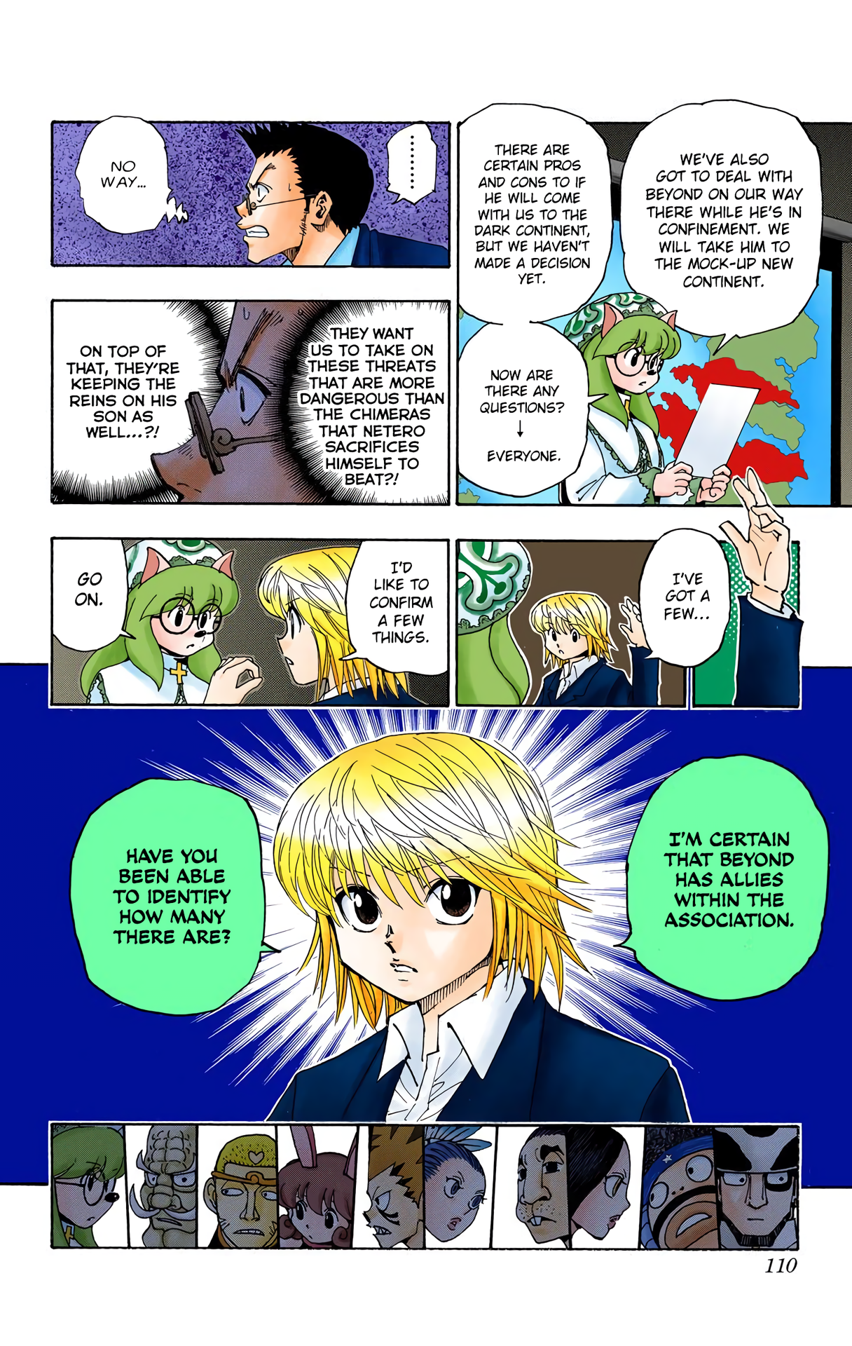 Halaman dari HUNTER x HUNTER (Official Colored) Chapter 346