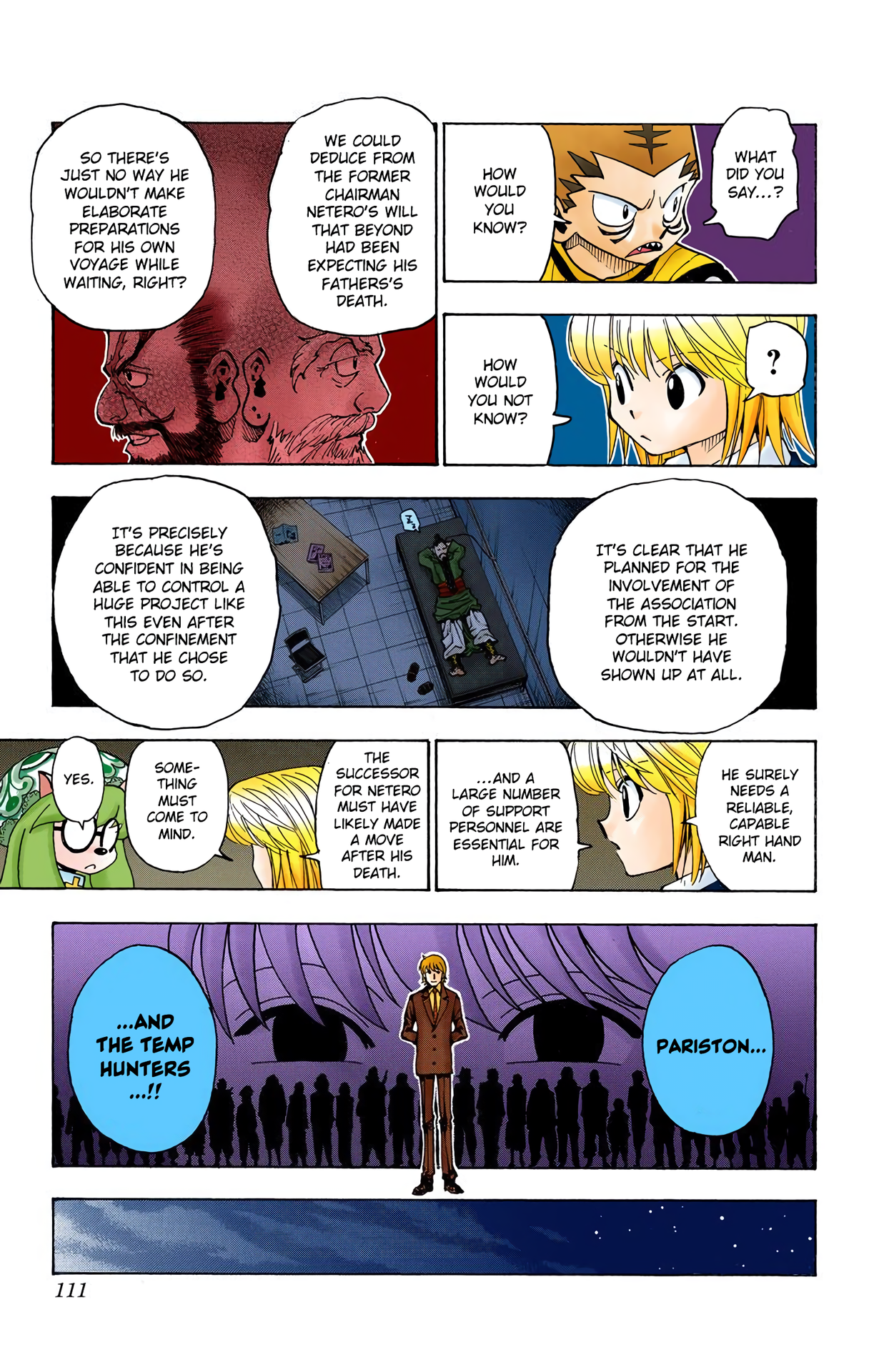 Halaman dari HUNTER x HUNTER (Official Colored) Chapter 346