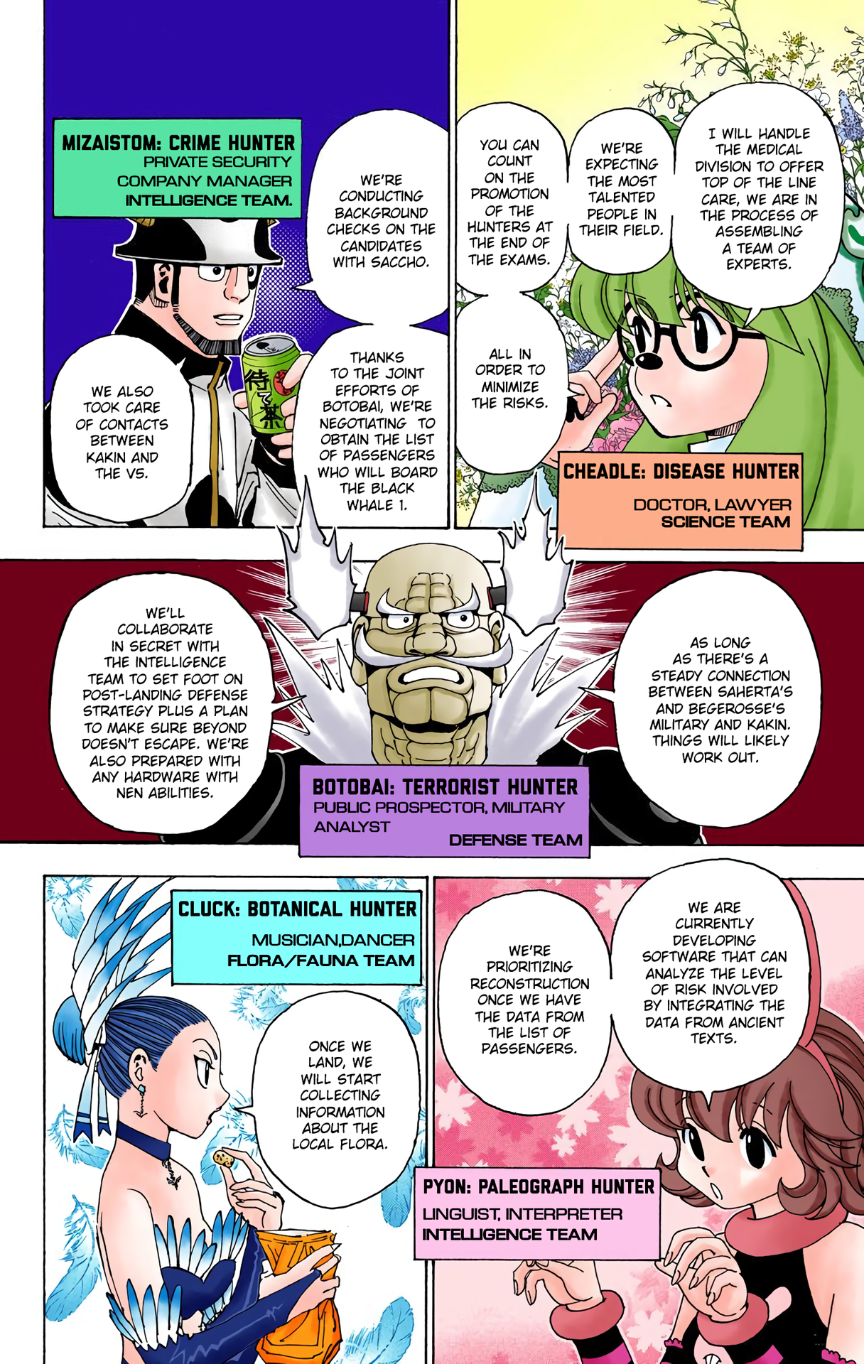 Halaman dari HUNTER x HUNTER (Official Colored) Chapter 346