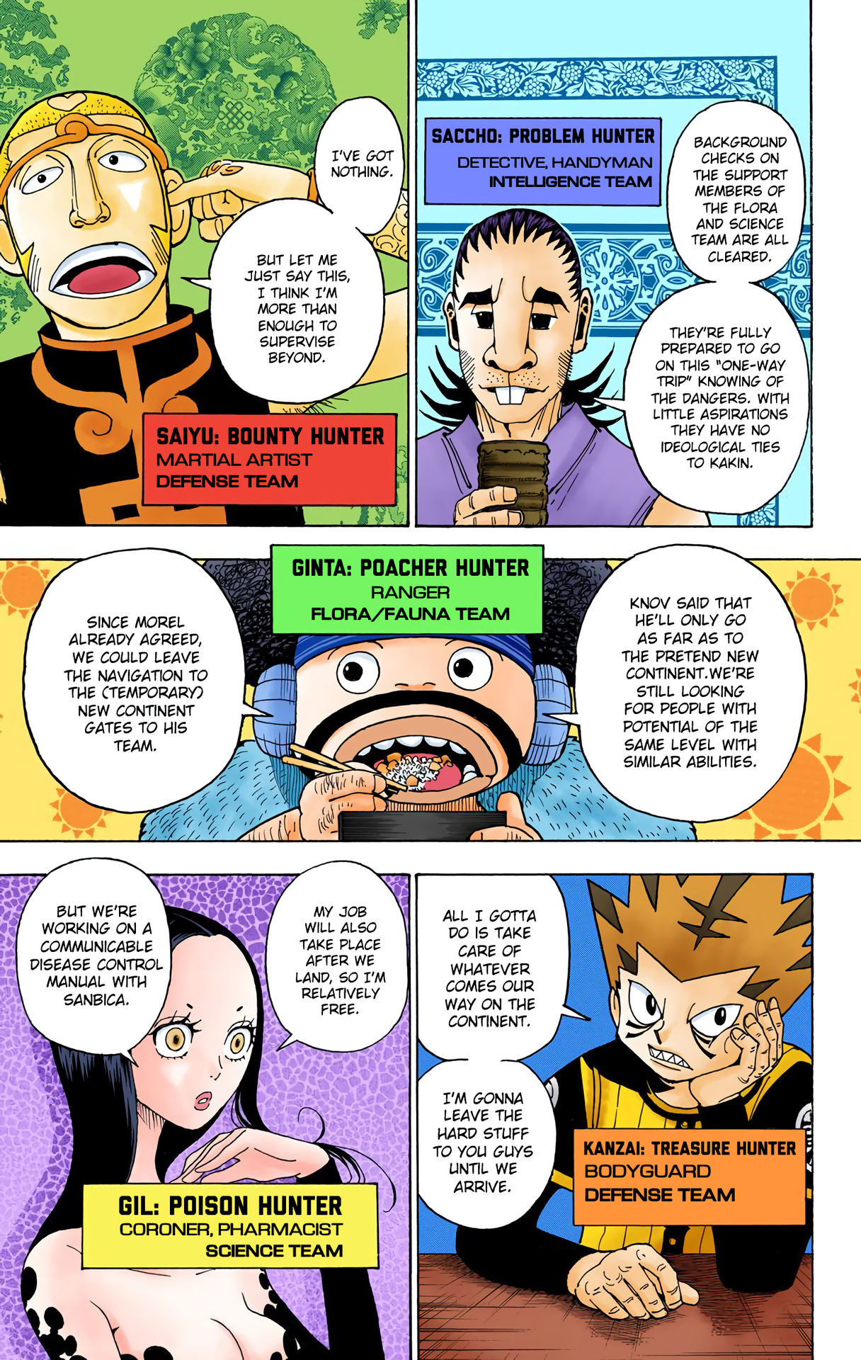 Halaman dari HUNTER x HUNTER (Official Colored) Chapter 346