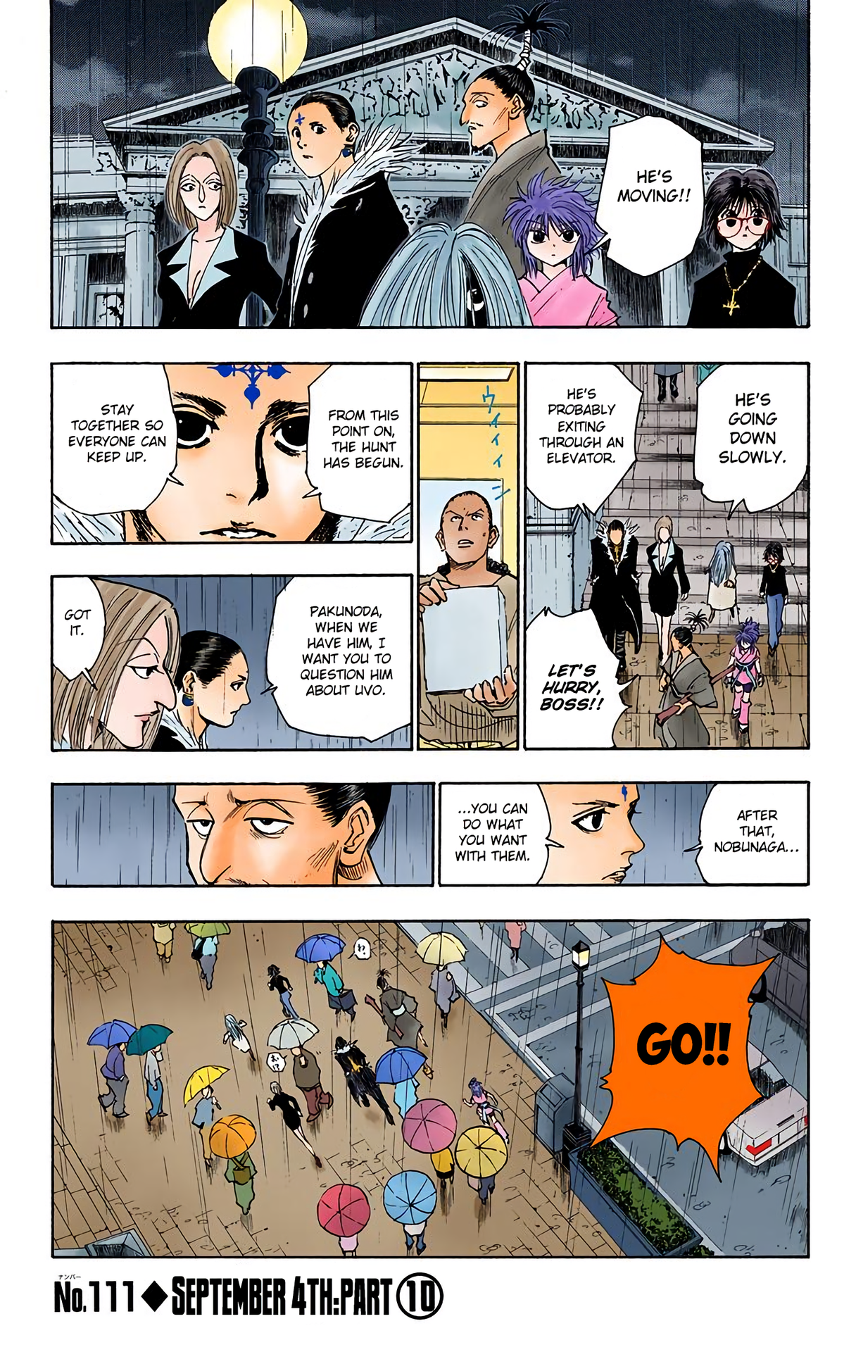 Halaman dari HUNTER x HUNTER (Official Colored) Chapter 111