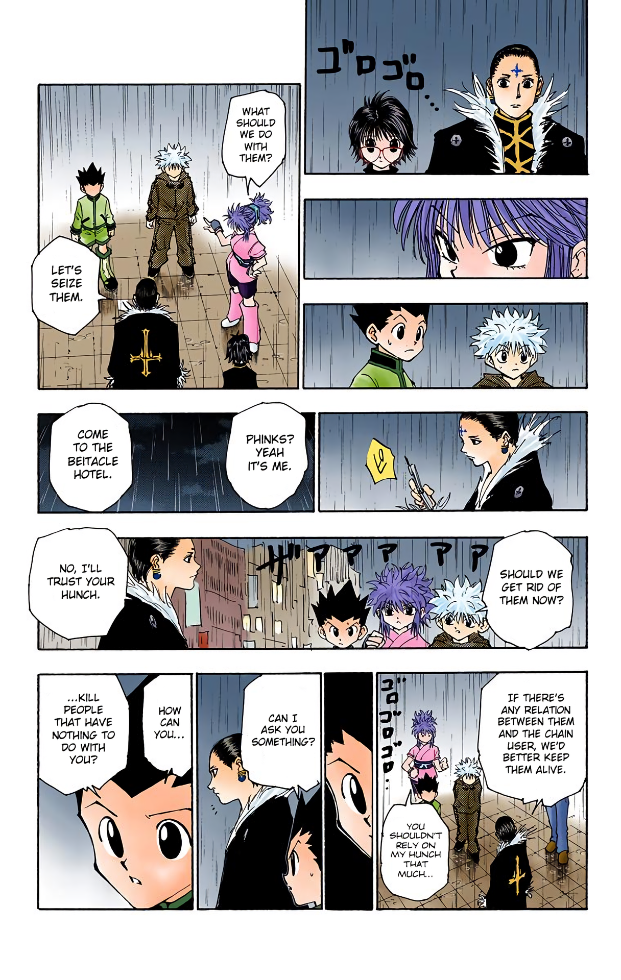 Halaman dari HUNTER x HUNTER (Official Colored) Chapter 111